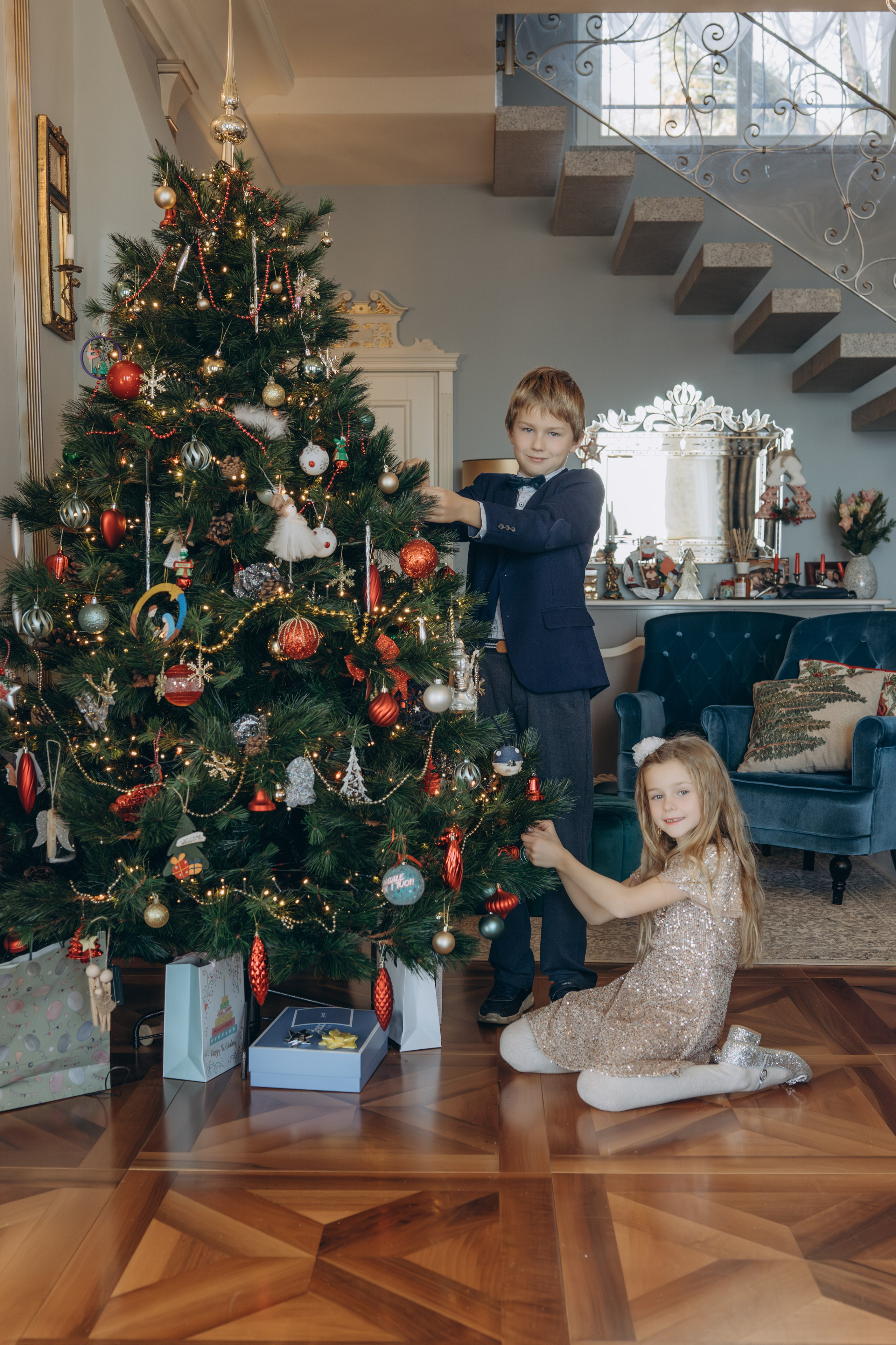 XMAS FAMILY SHOOTING. PHOTOGRAPHER IN ITALY