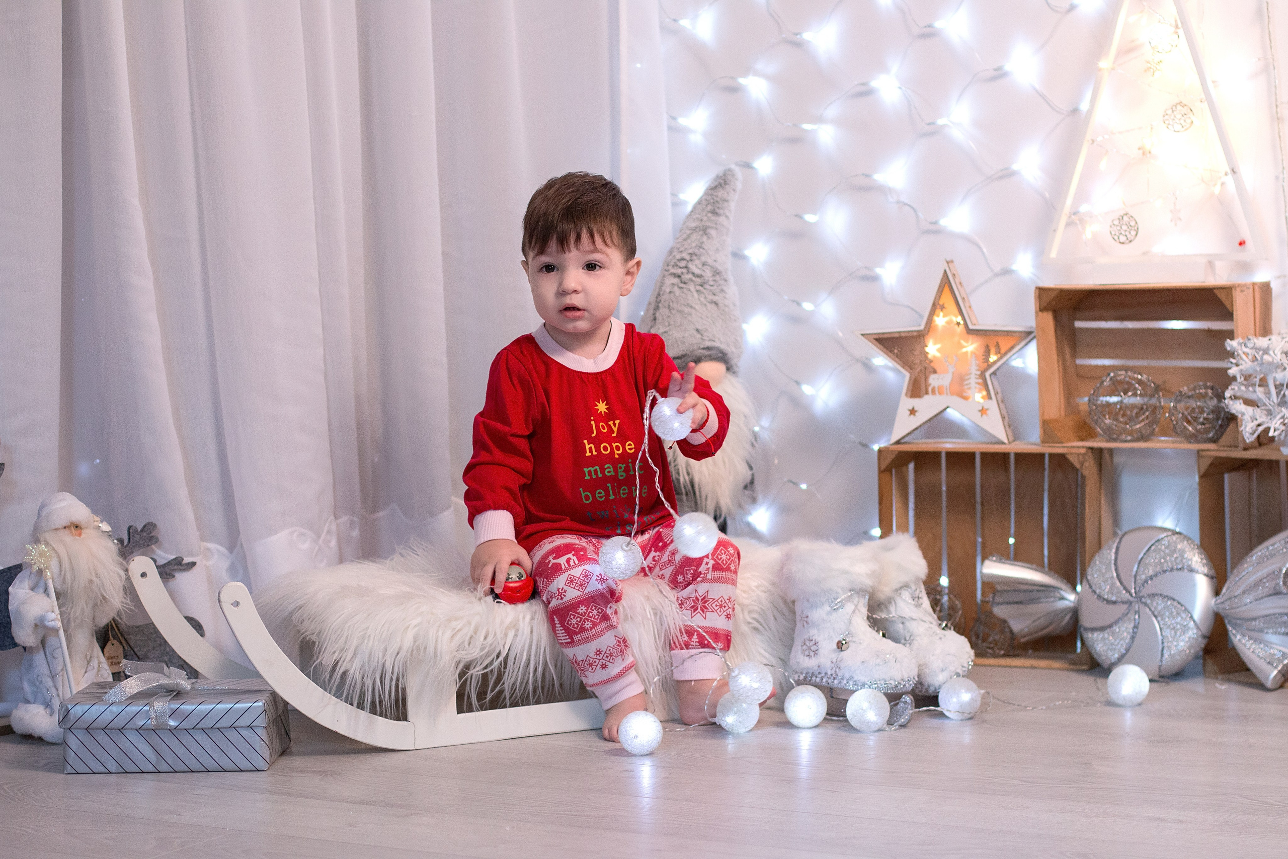 Новый год в студии. Детский и семейный фотограф в г. Бельцы