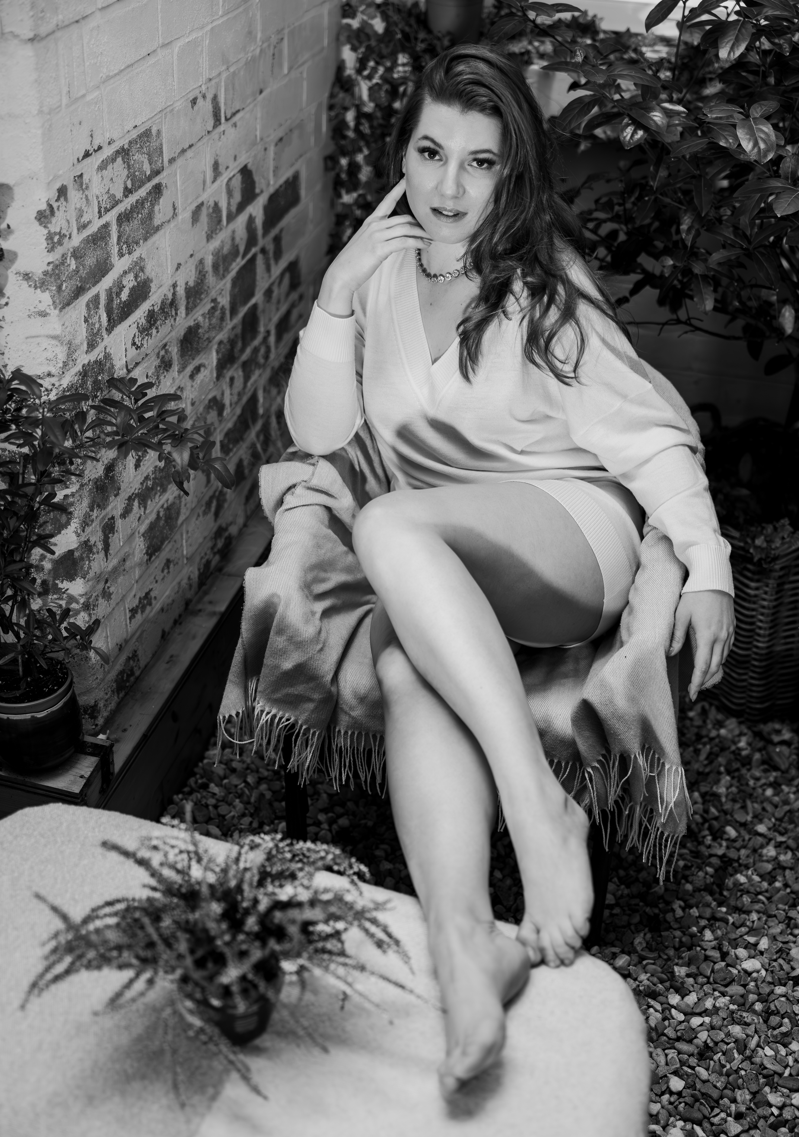 Black and white. Wedding and boudoir photography by Liv and Laura