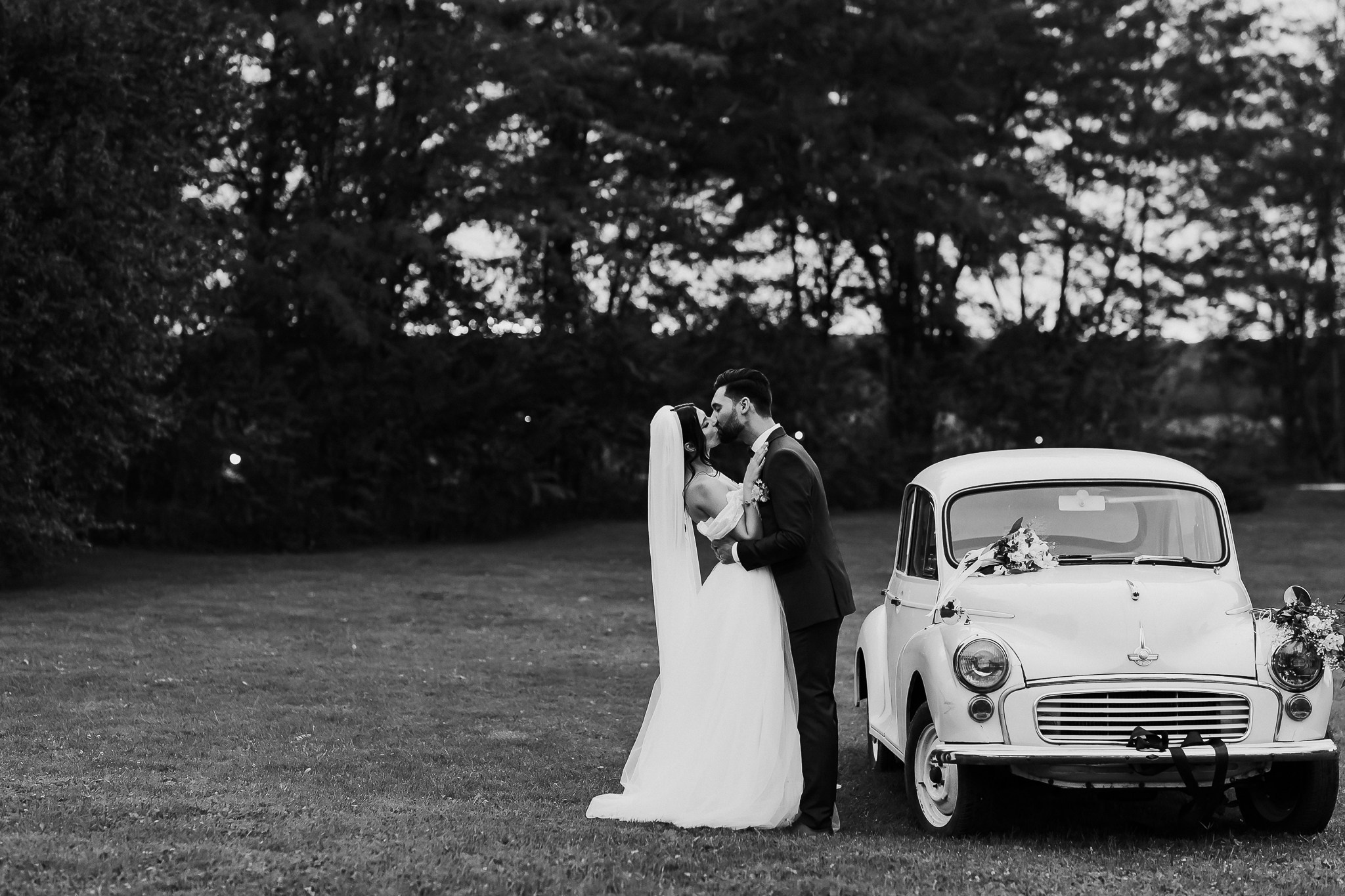 cadre spectaculoase apus la nunta