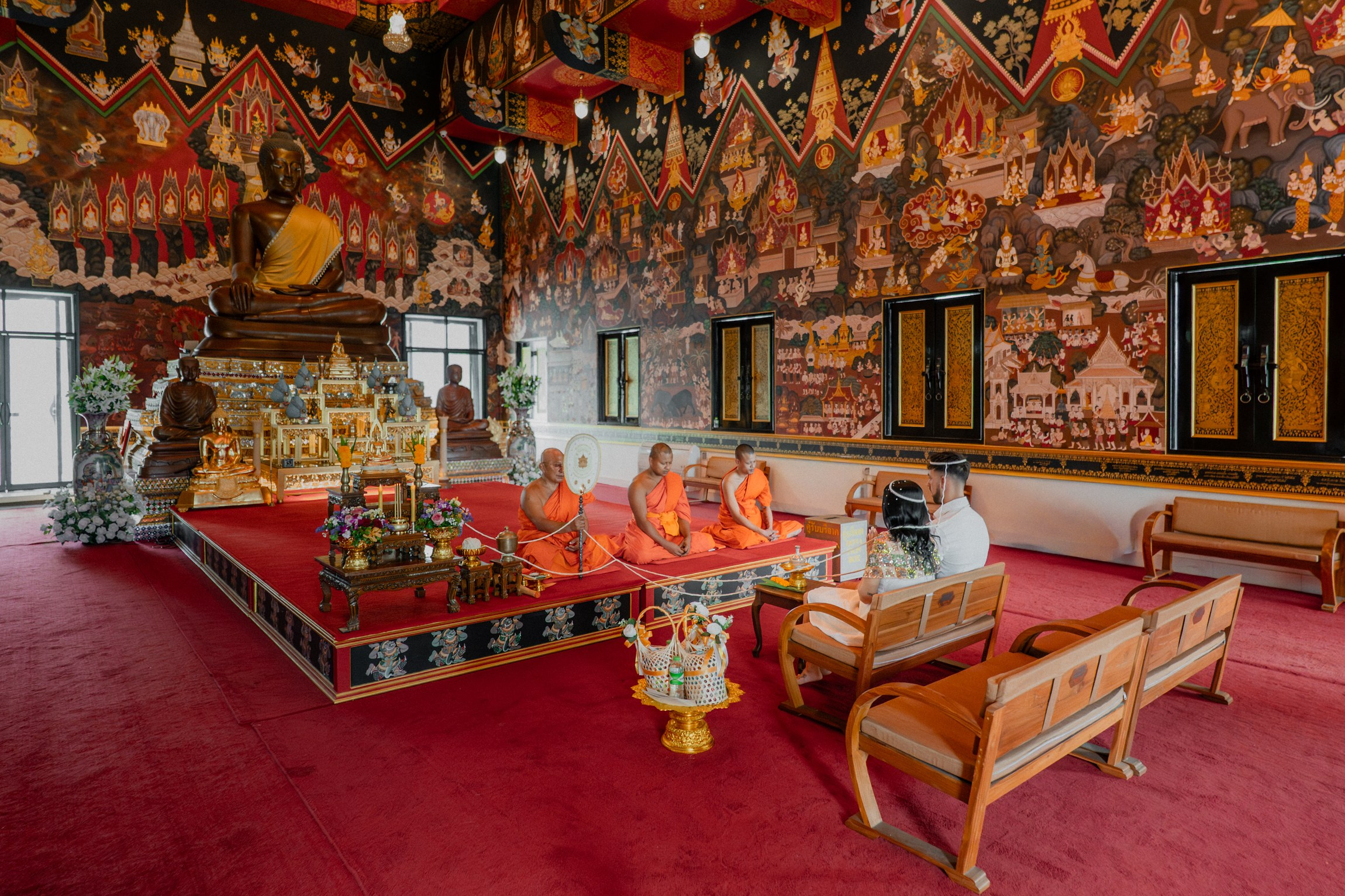 Just for 2. Buddhist blessing wedding Ceremony on Koh Samui, Thailand