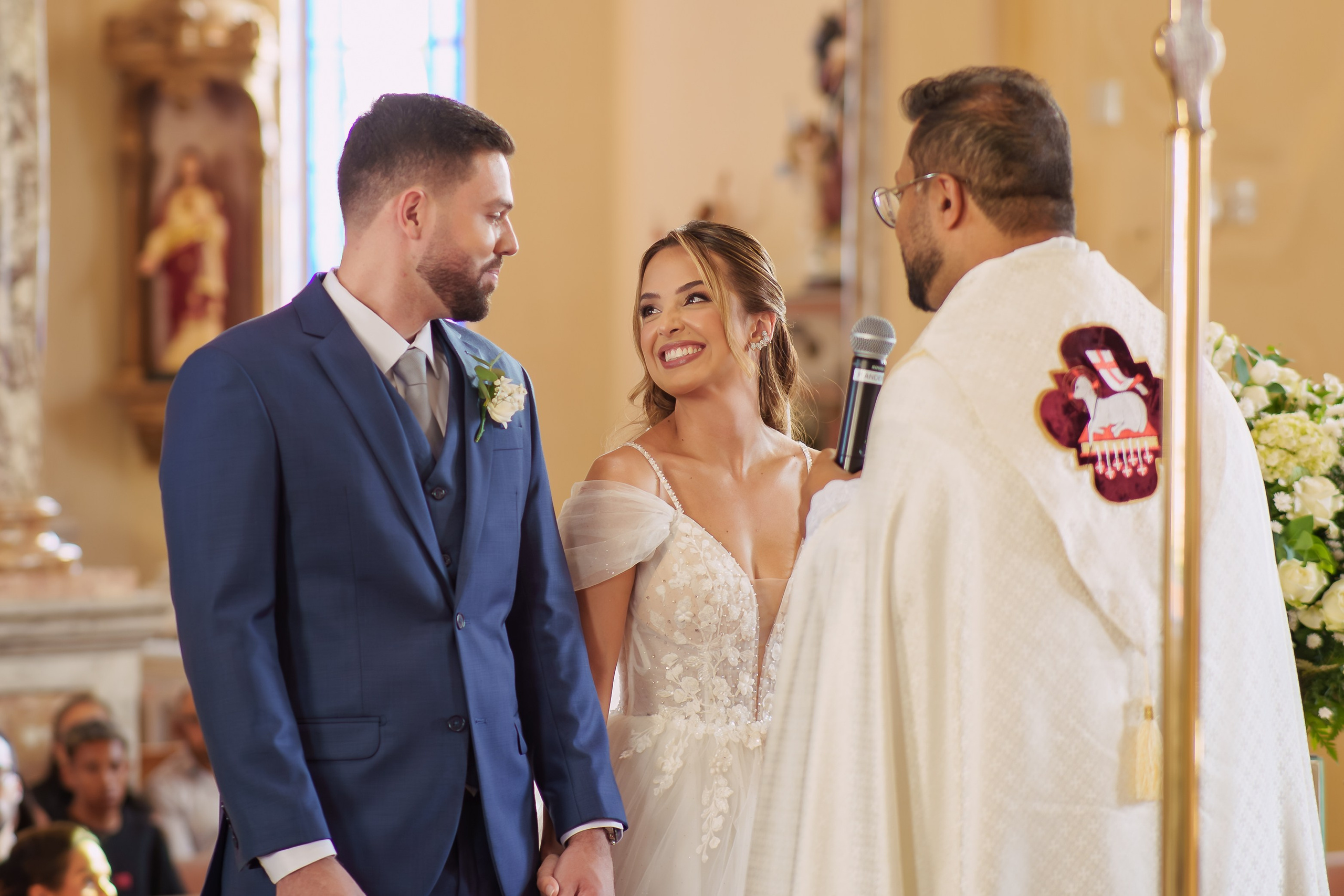 História de Aline & Gabriel. O Casal Dos Noivos