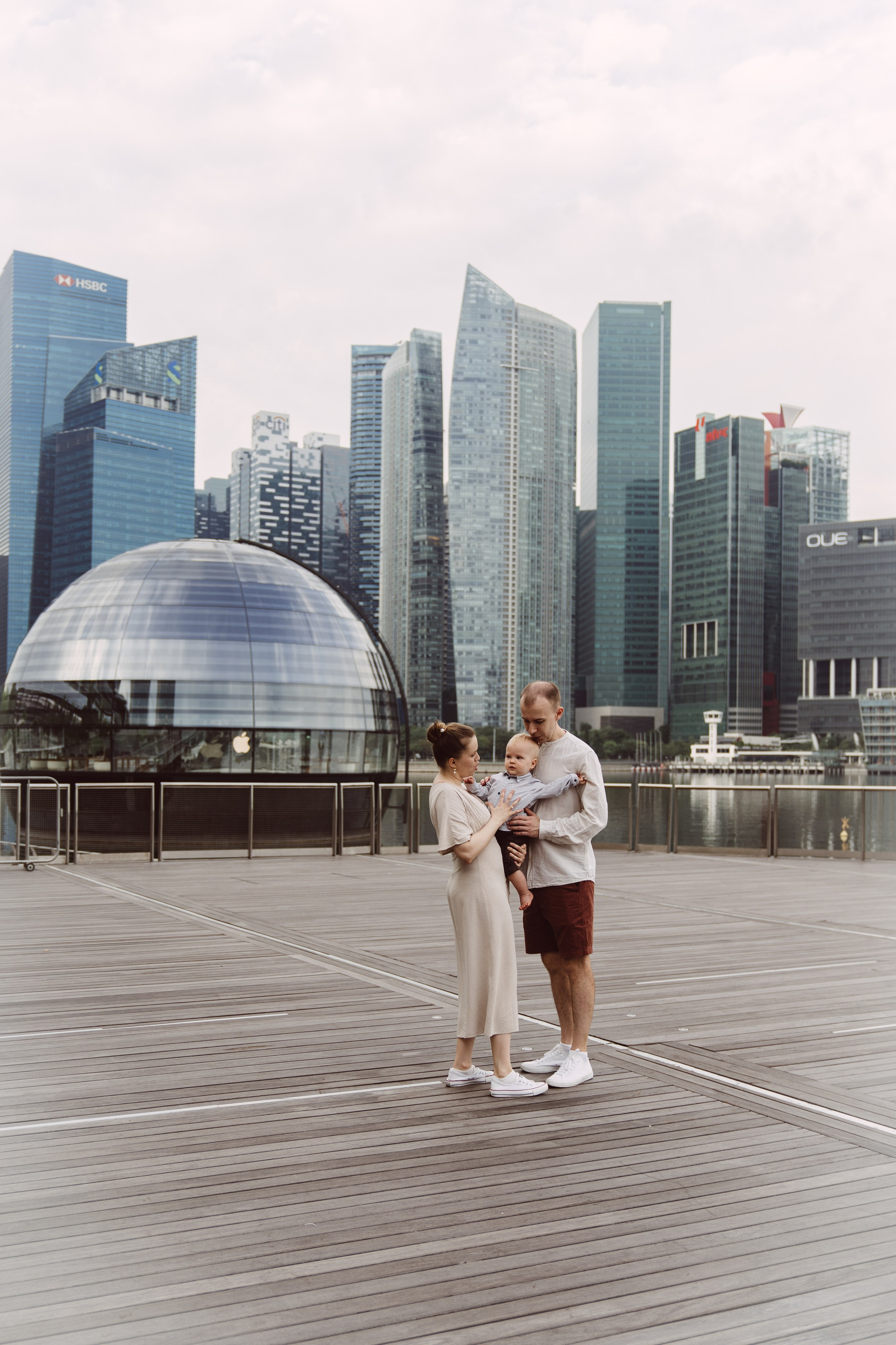 Family. Dasha in Singapore