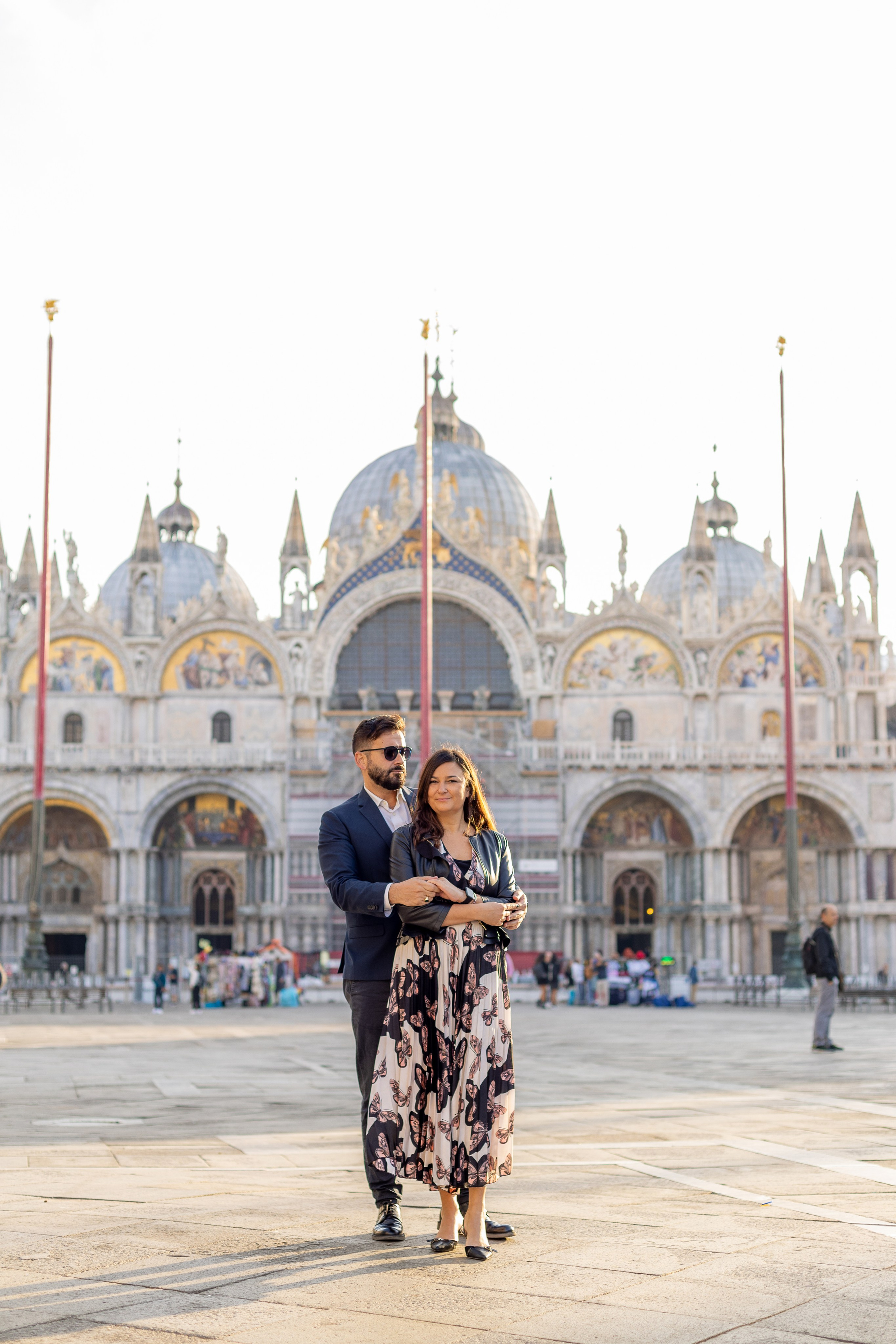 Margo and Vincenzo at dawn in Venice