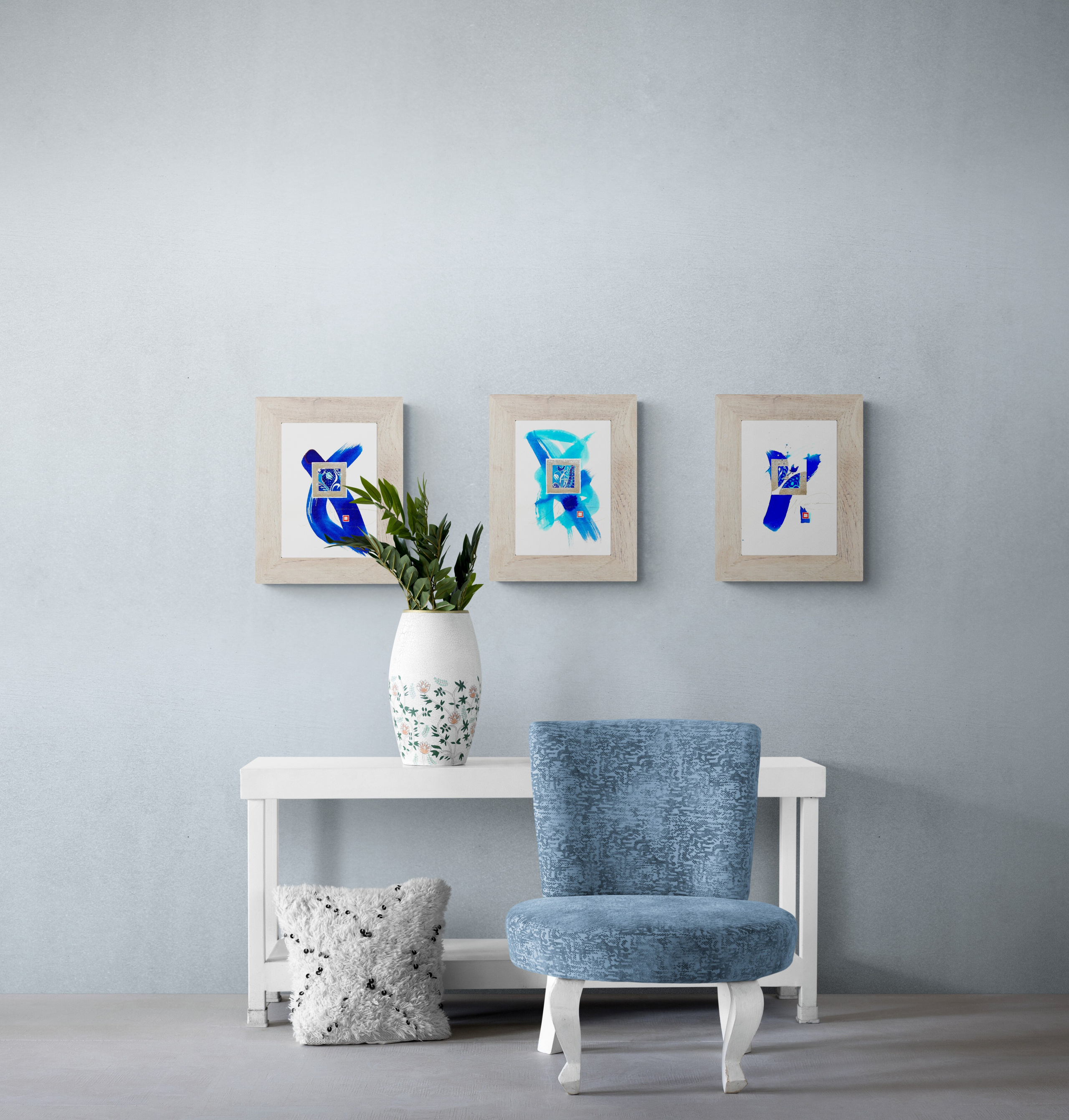 Blue Ink Silver. Nadia Kuprina. Artist