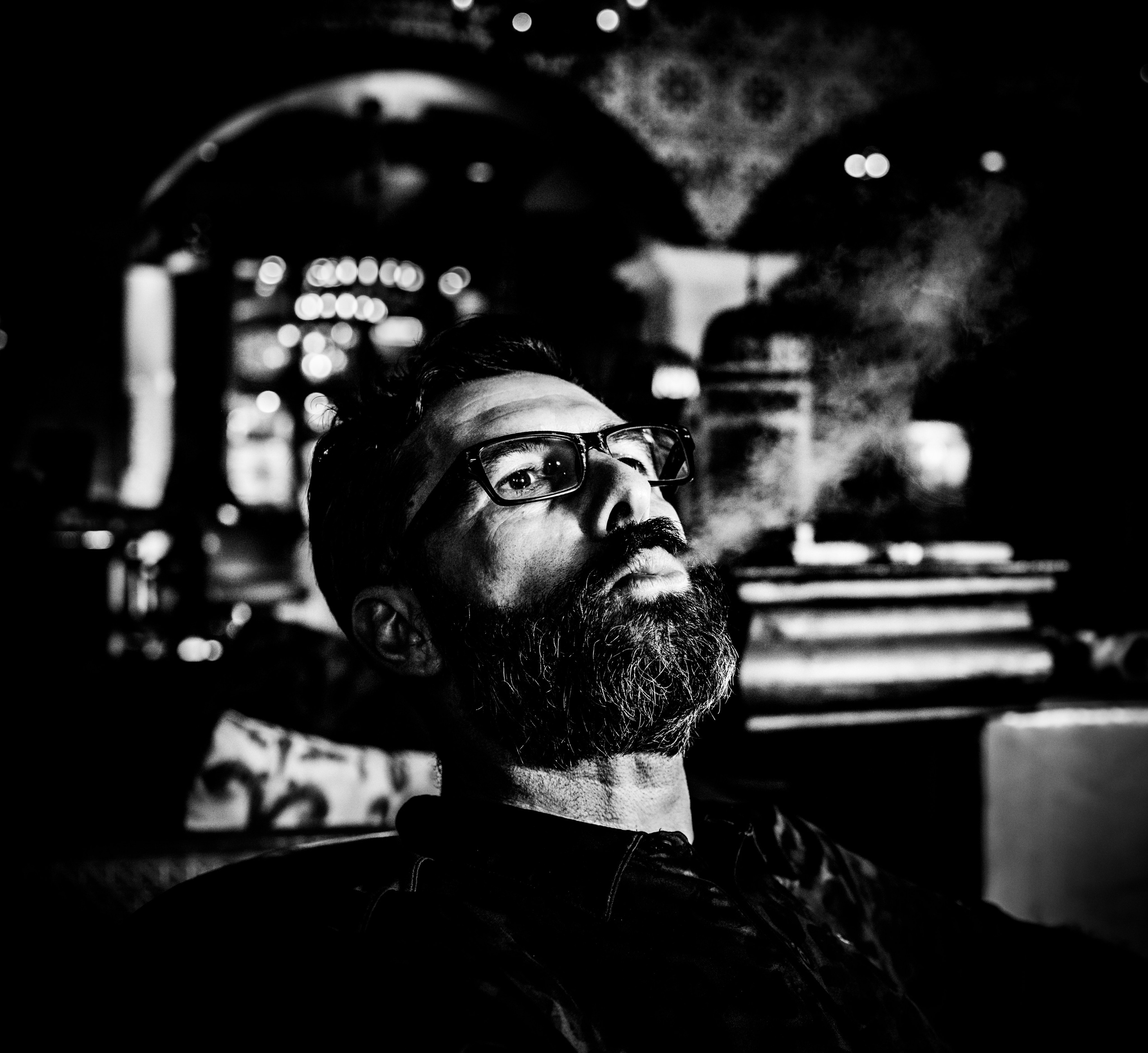 Burn Black and White Series. Out and About 239