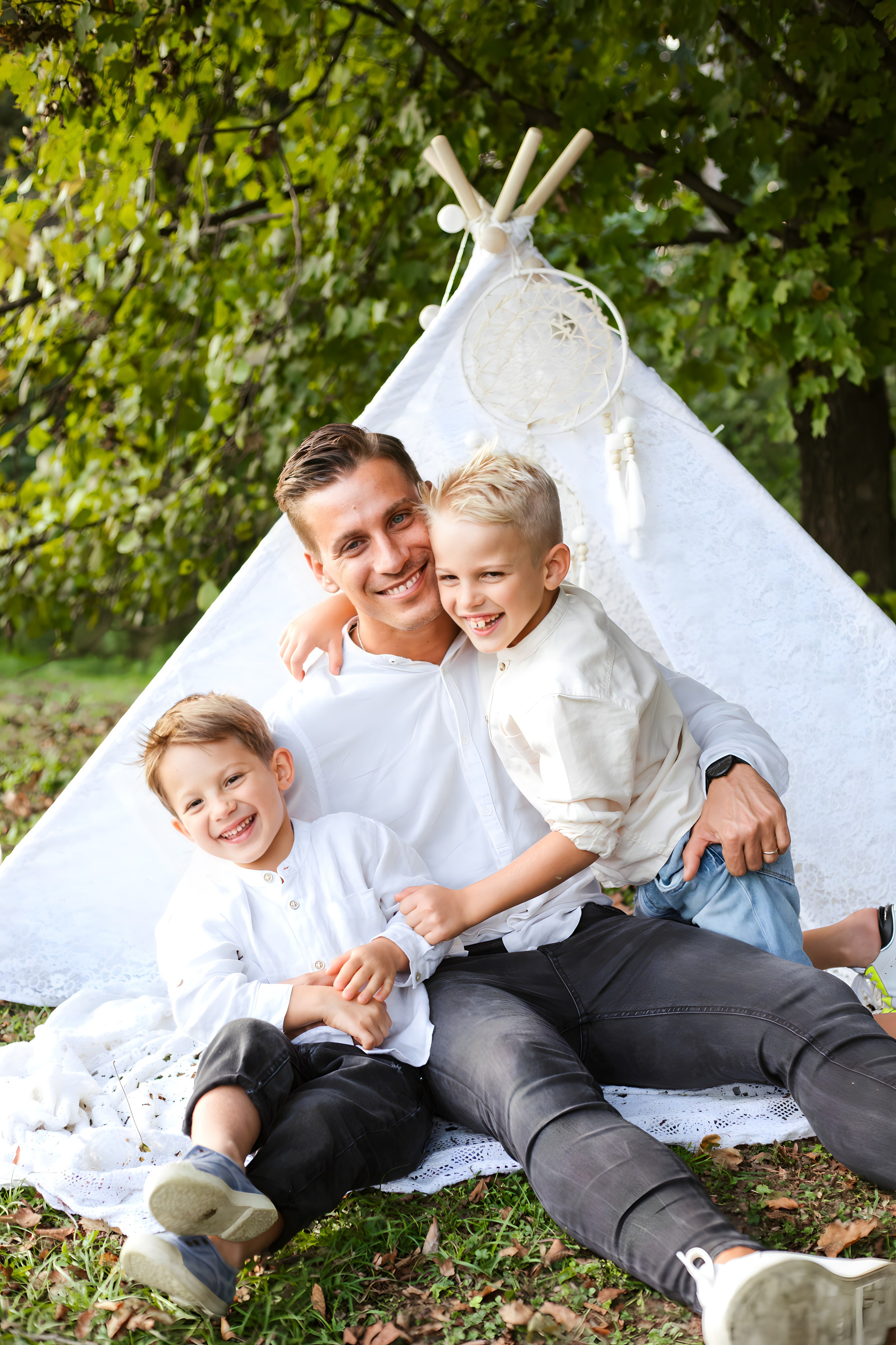 Maggie e la sua bellissima famiglia. Luci e Capricci Photography