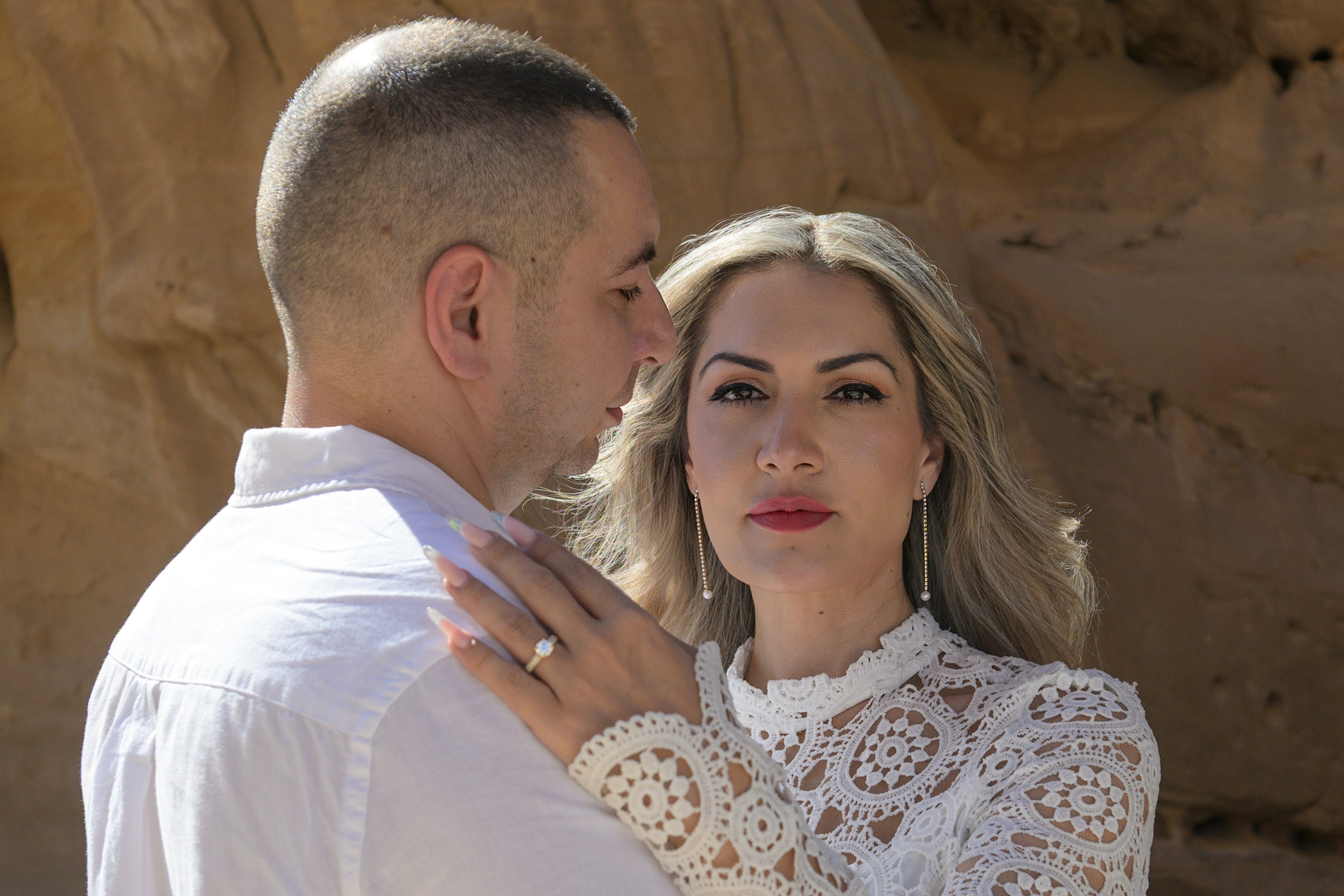 Lev & Bella_"She said YES” in a Timna park. Family children pregnancy love stories photographer in Eilat Israel Olga Amchislavsky