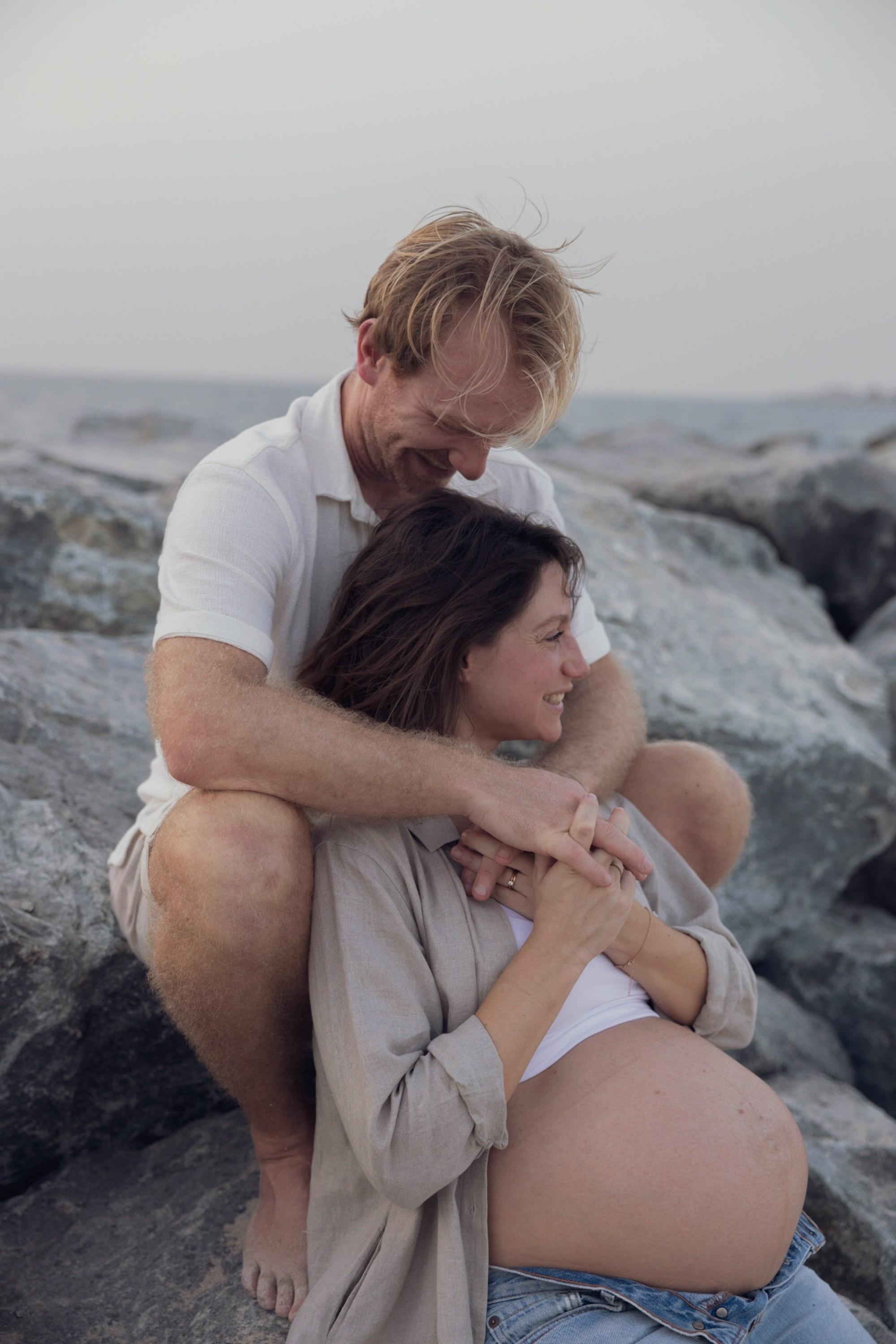 Maternity Session — Beach. Family Photographer in Dubai