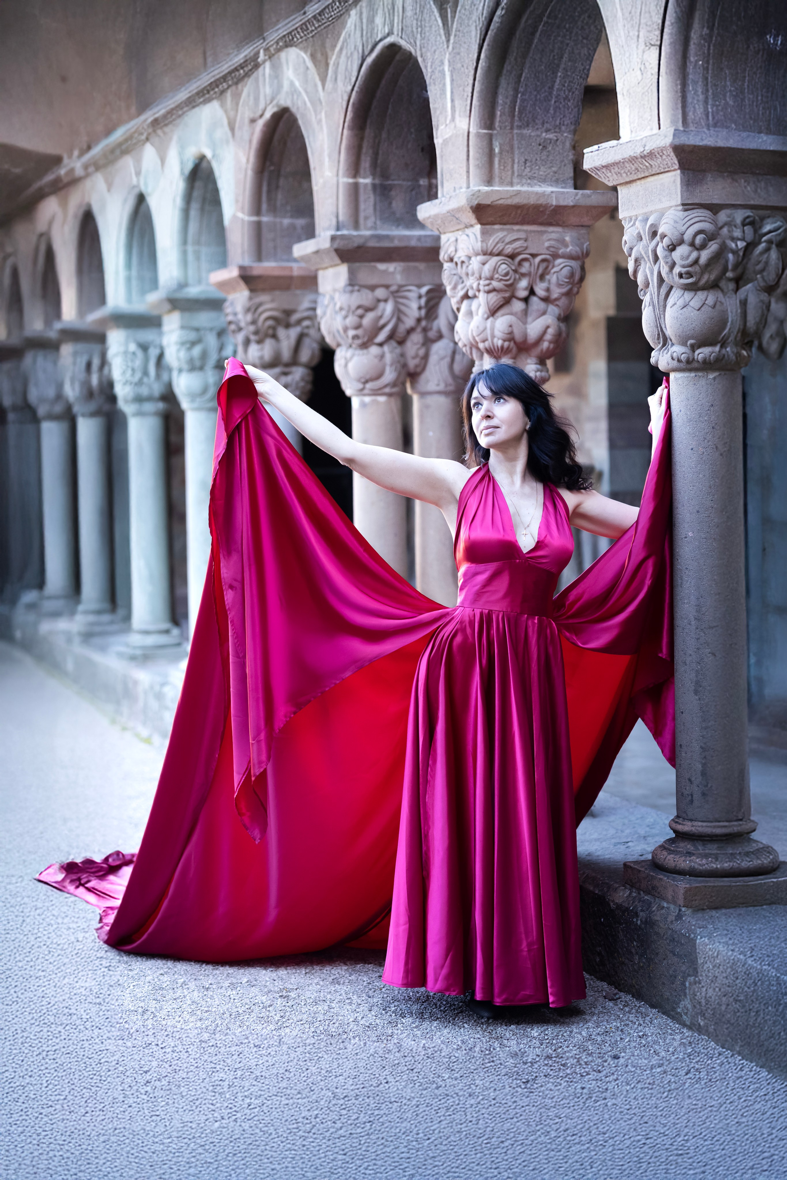 Long dresses shooting. Photographer in Munich