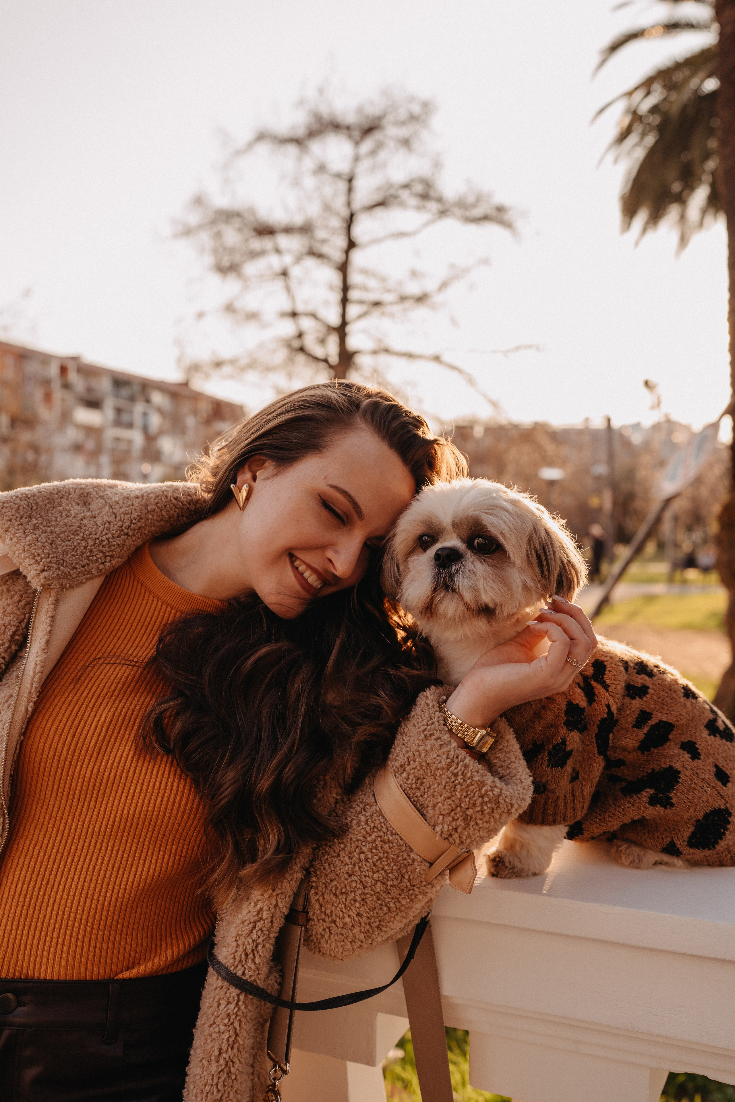 Фотосессия с собакой в Батуми. Портретный и свадебный фотограф в Батуми Валерия Азаренко