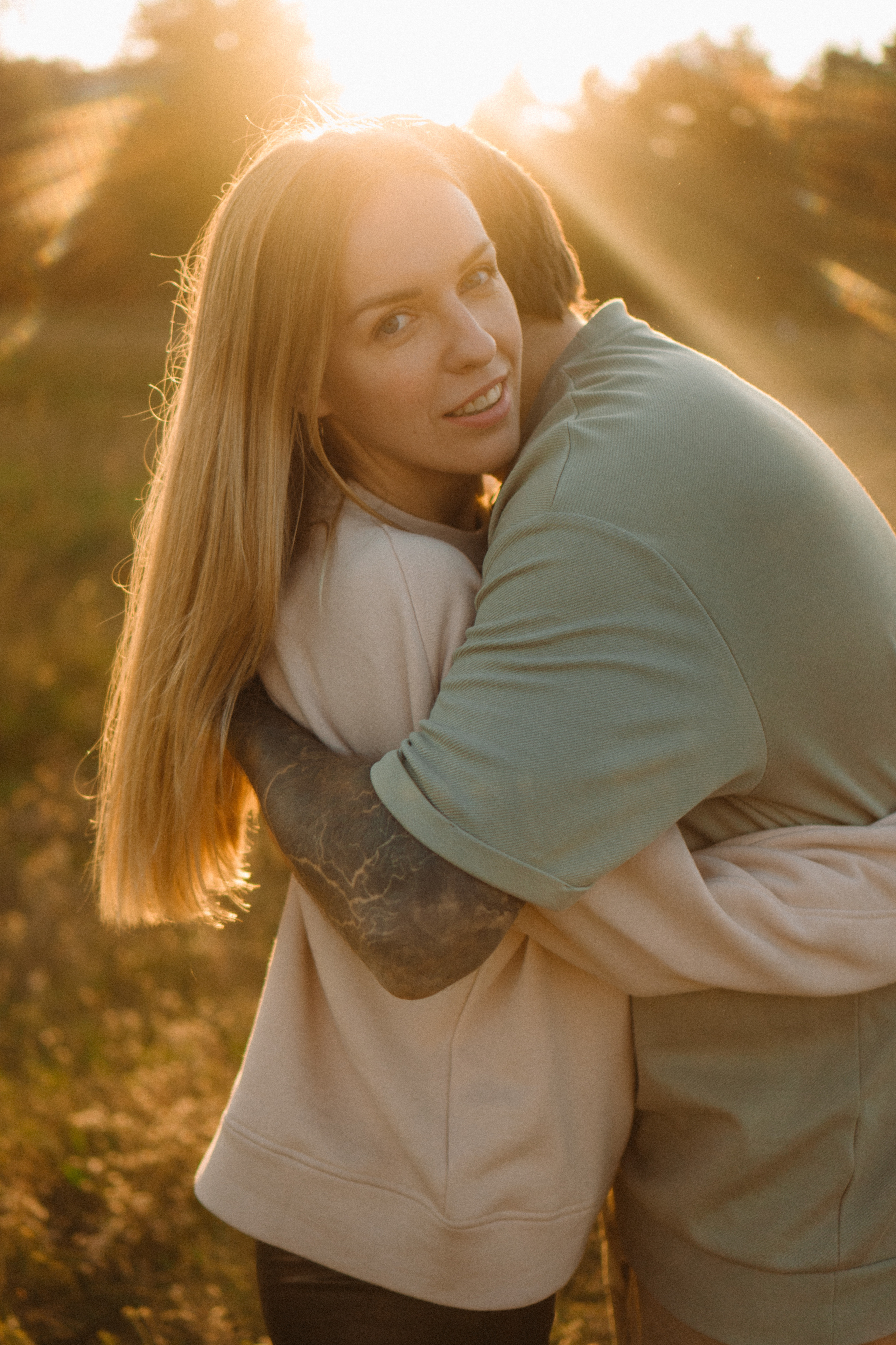 Catch the sunset. Family photographer in Warsaw Sasha Zenzina
