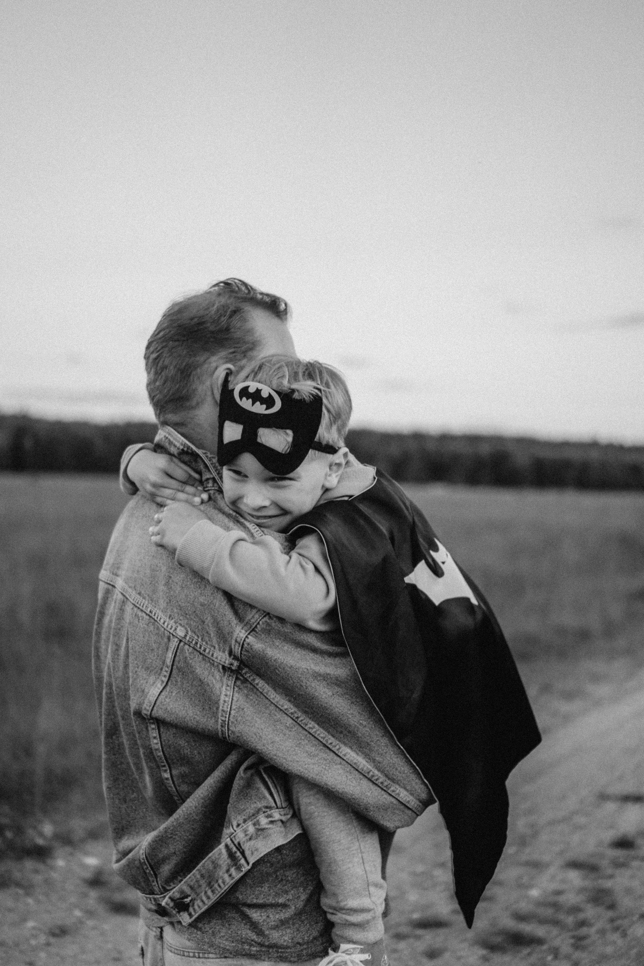 Batman's childhood. Family photographer in Warsaw Sasha Zenzina