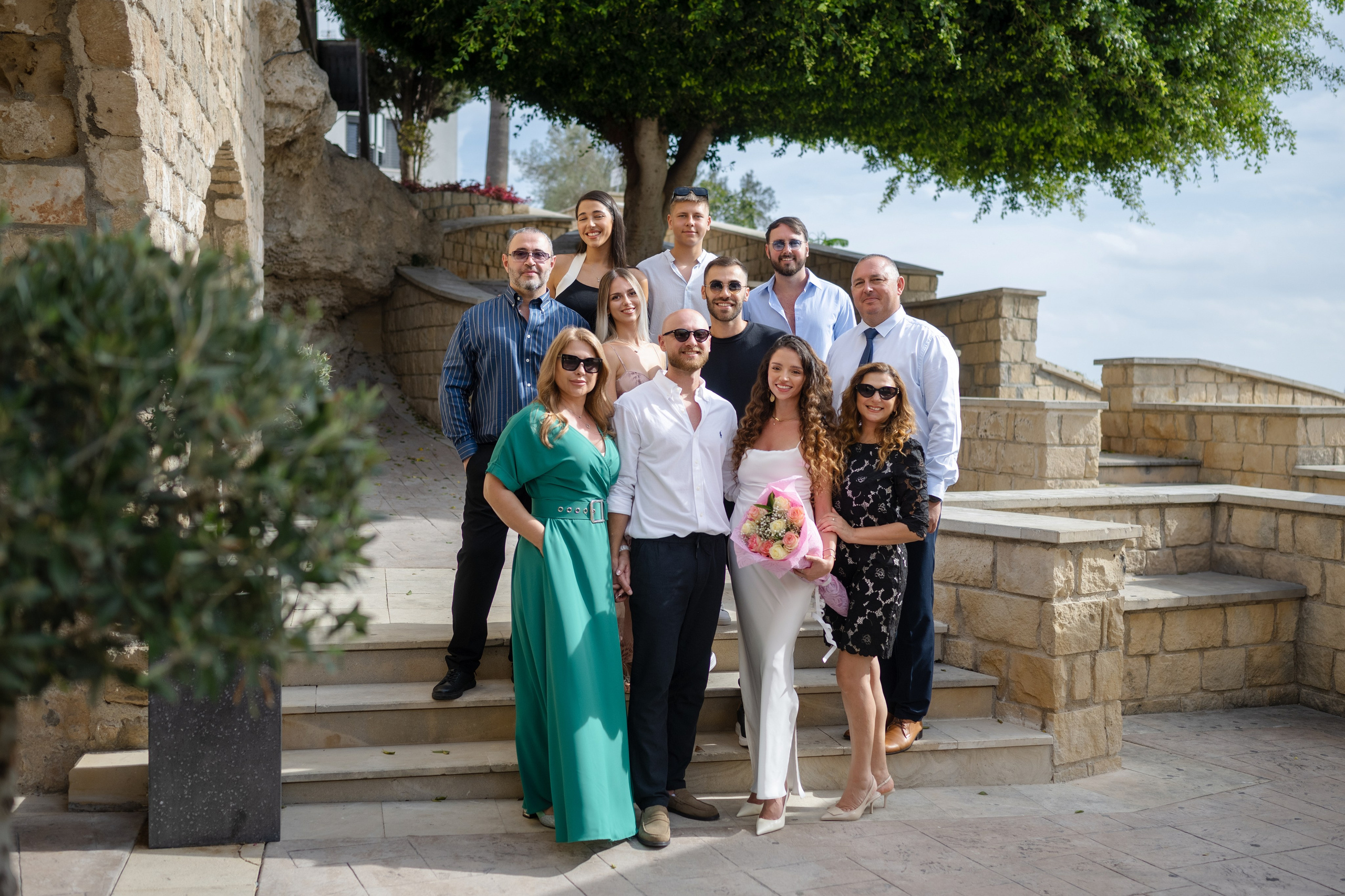 Small wedding photoshoot. Professional photographer in Cyprus Katerina Stepanchenko