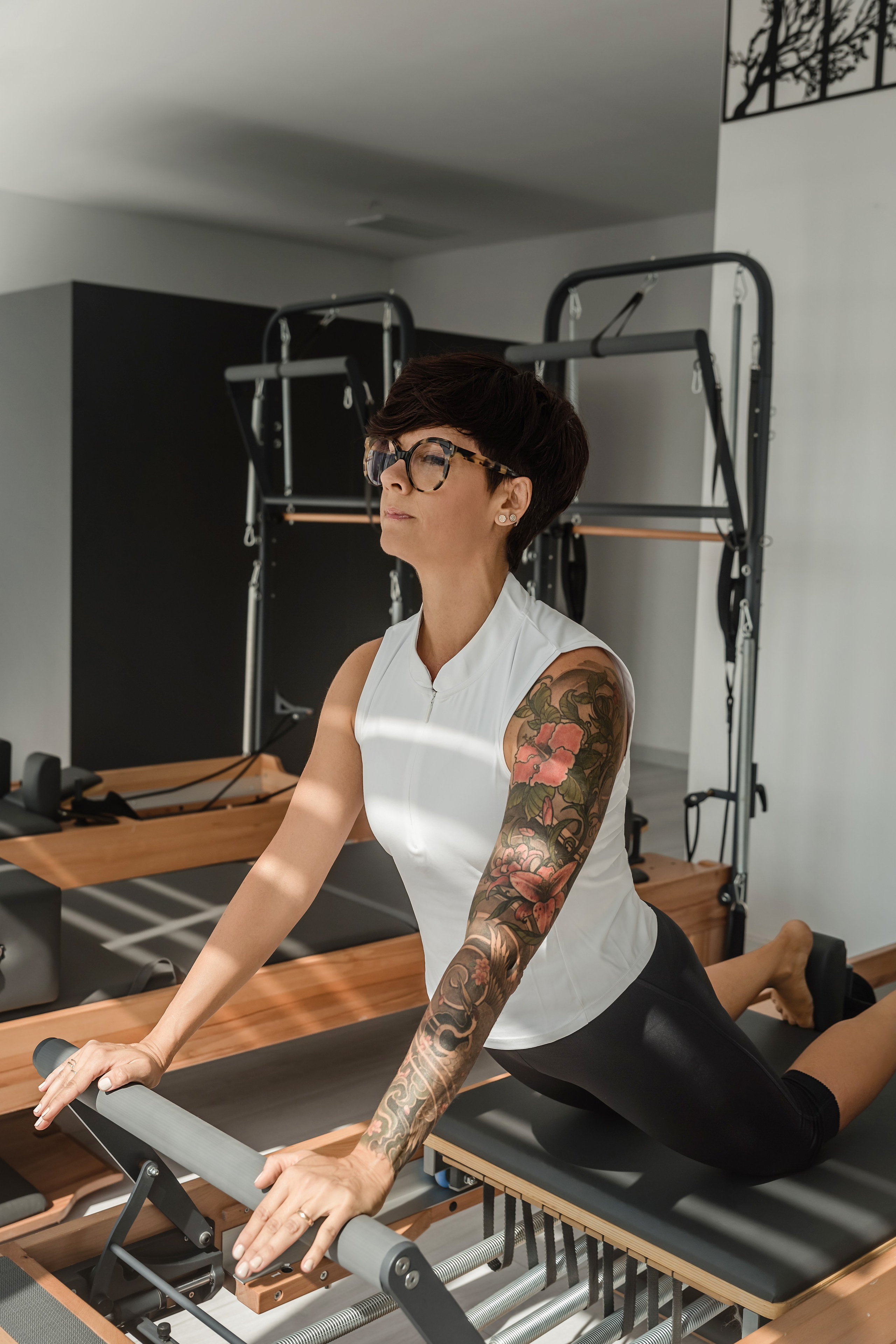 Photo session for a Pilates trainer