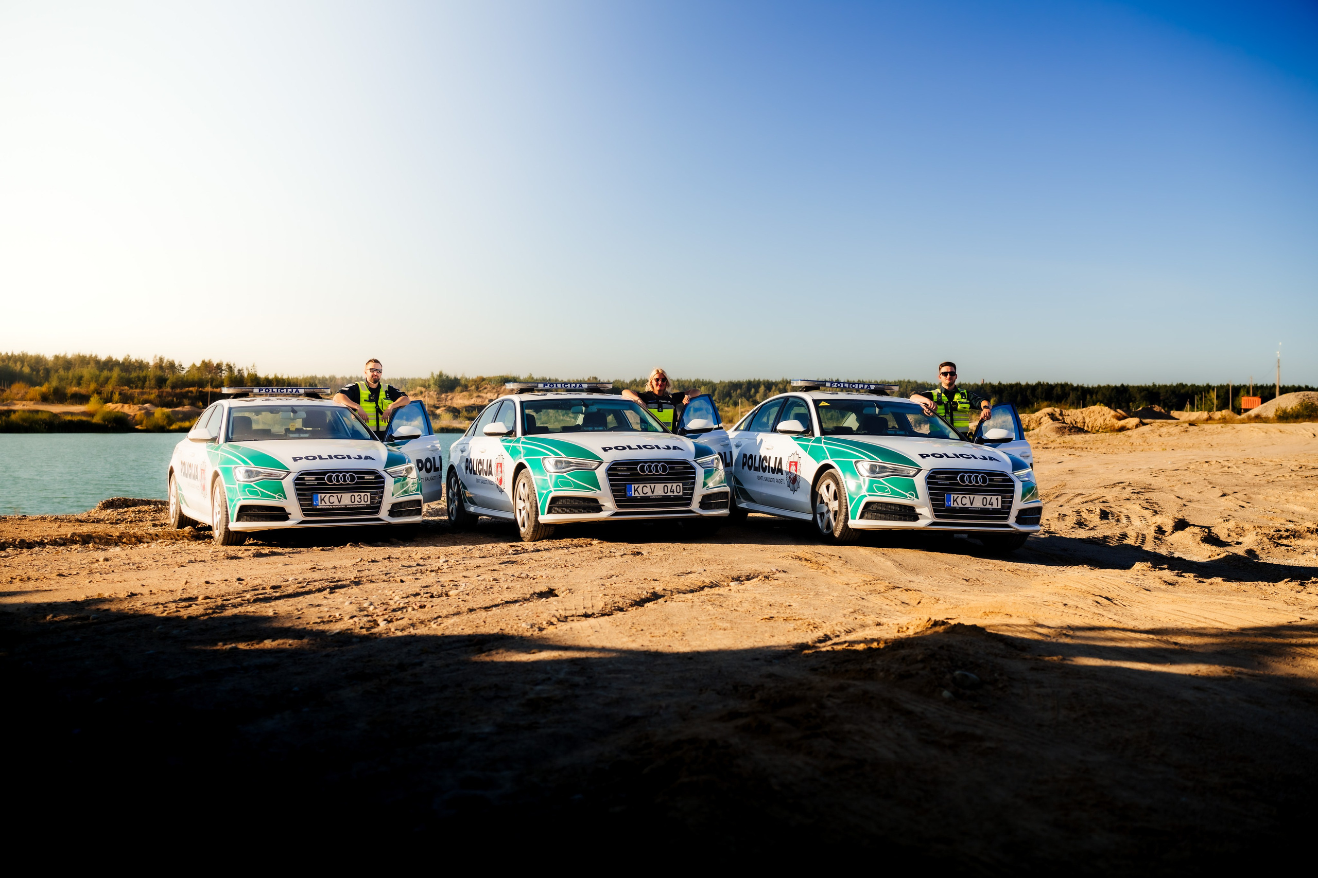 Police Cars. OnePIXEL