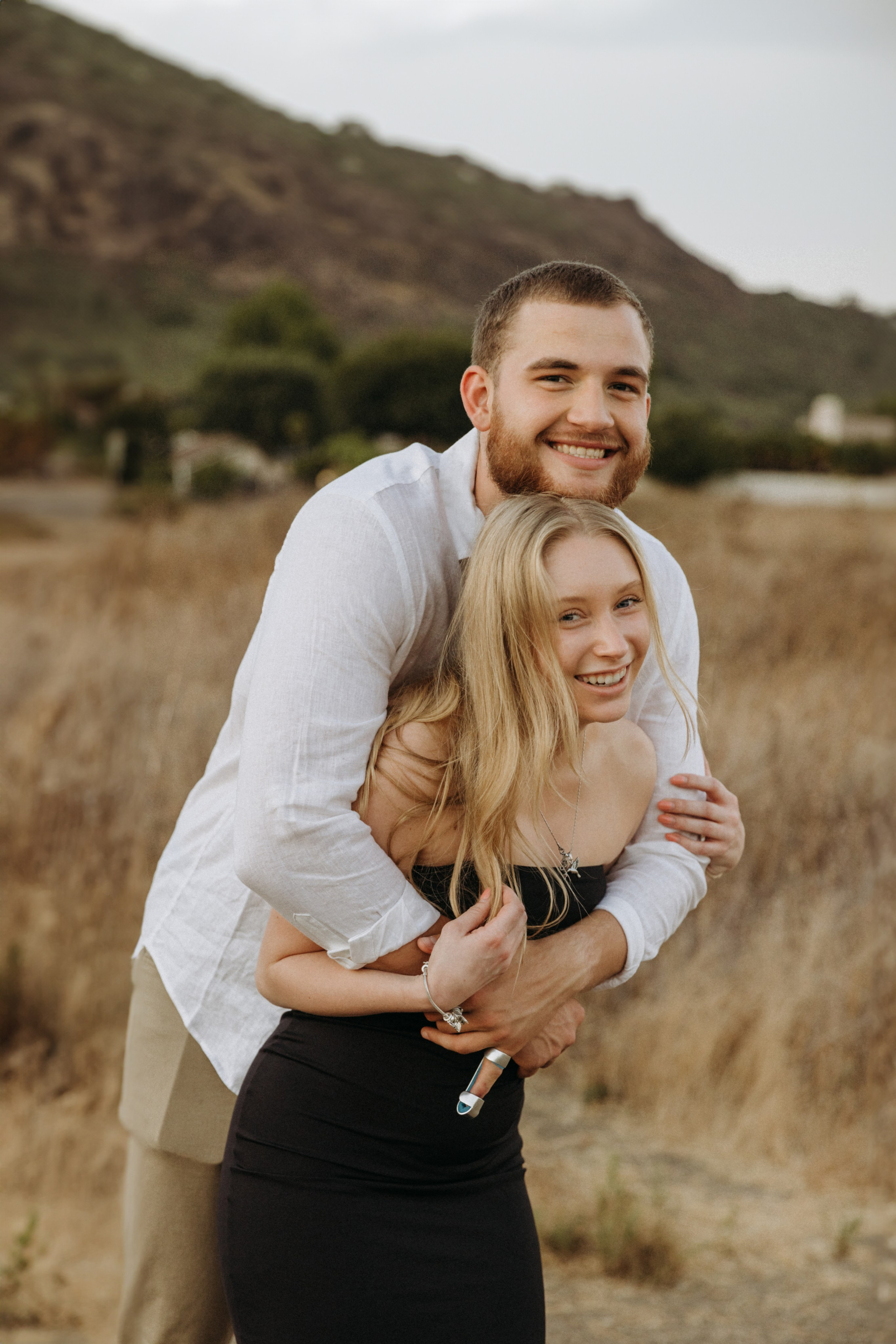 Anniversary Photoshoot at Sunset in a Scenic Field | Taya Frank. Southern California Family and Couple Photographer