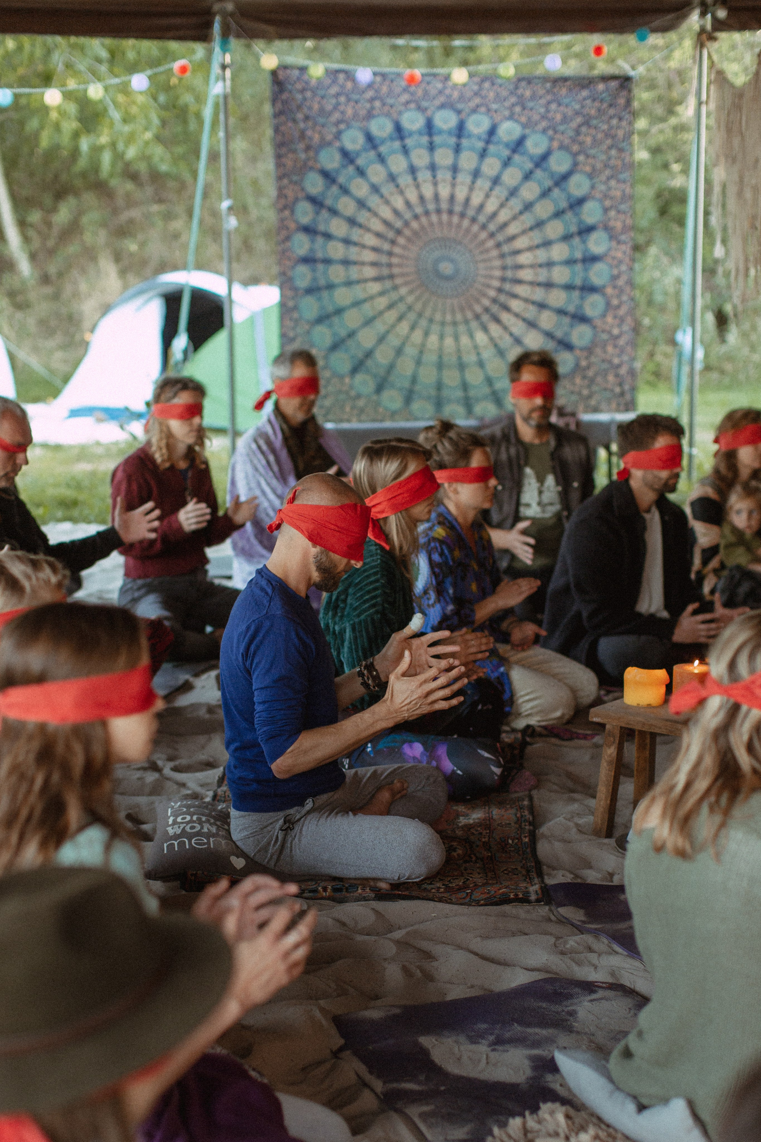 Reportage in camping. True self