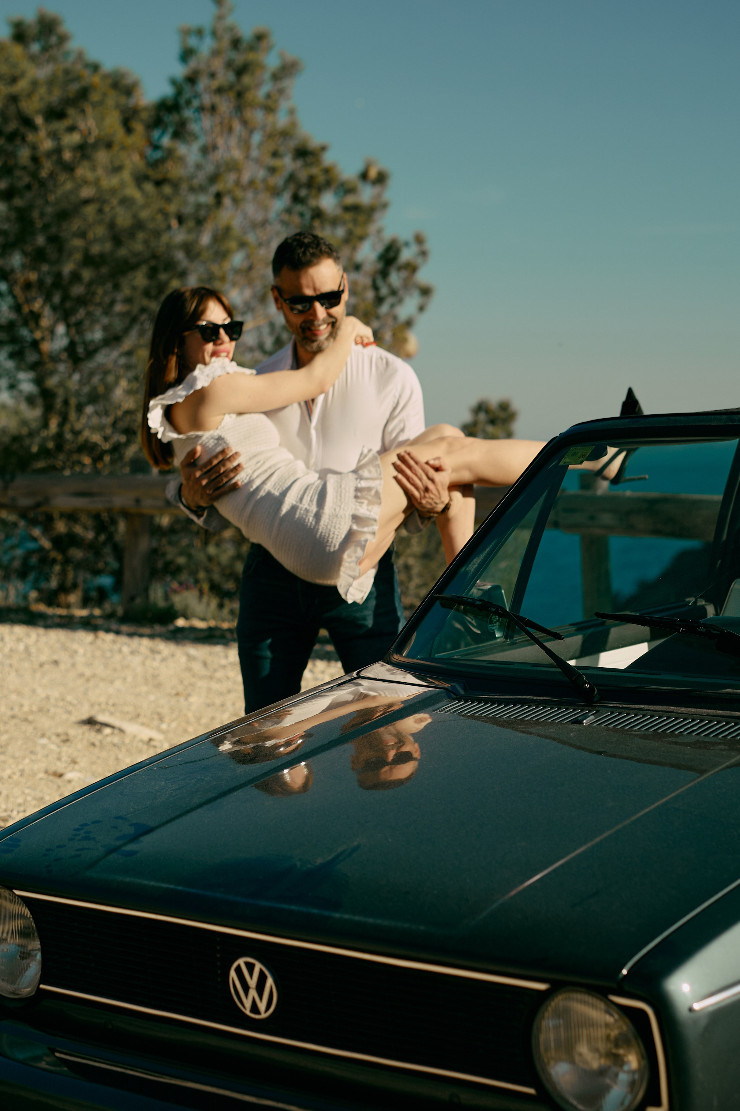 Дорога. Джоан и Елена. Photographer in Barcelona Spain Zhanna Zakharchenko