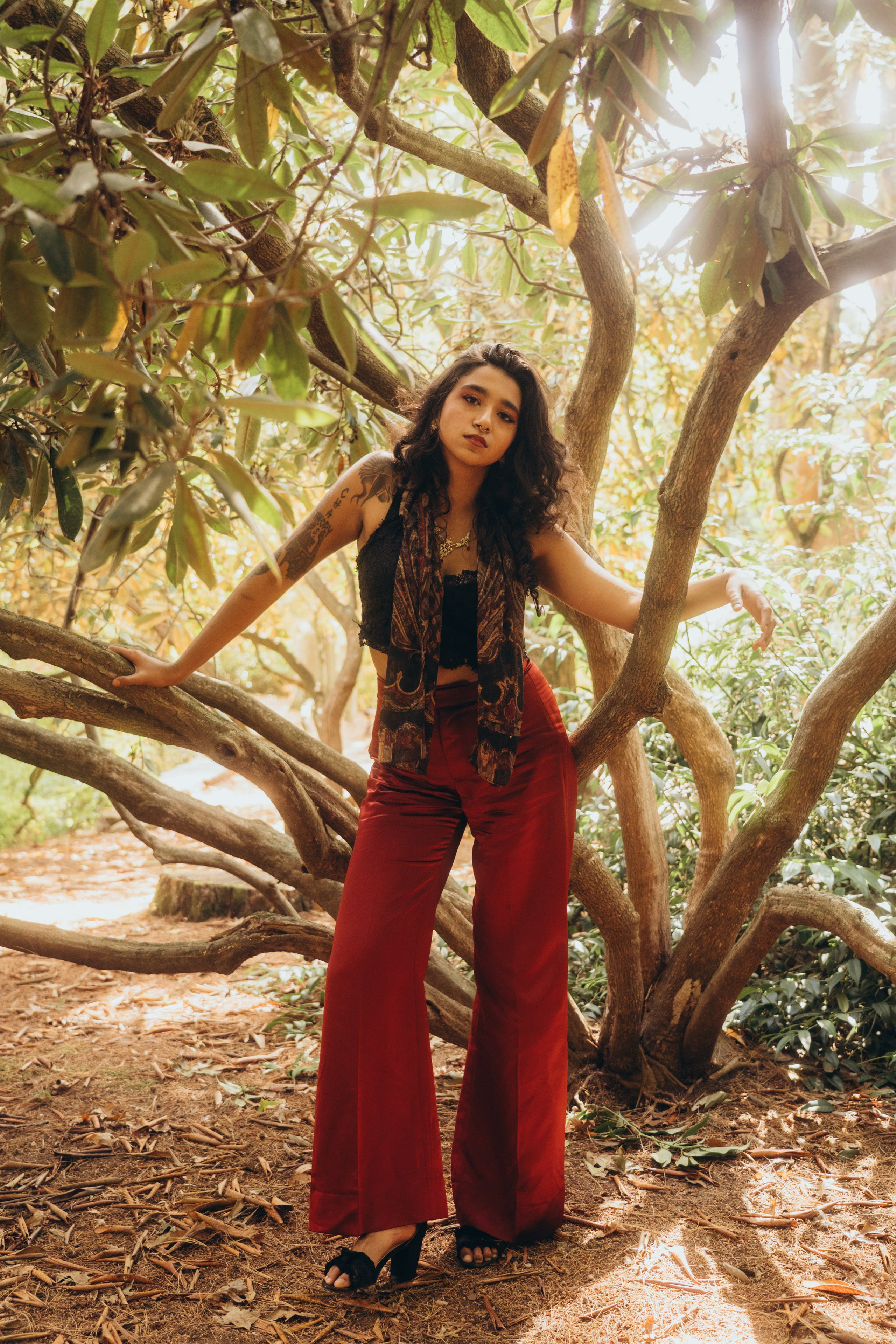 Debut Album Photoshoot for Rhode Island Musician. Daria Deschain Cinematic Photography in Connecticut