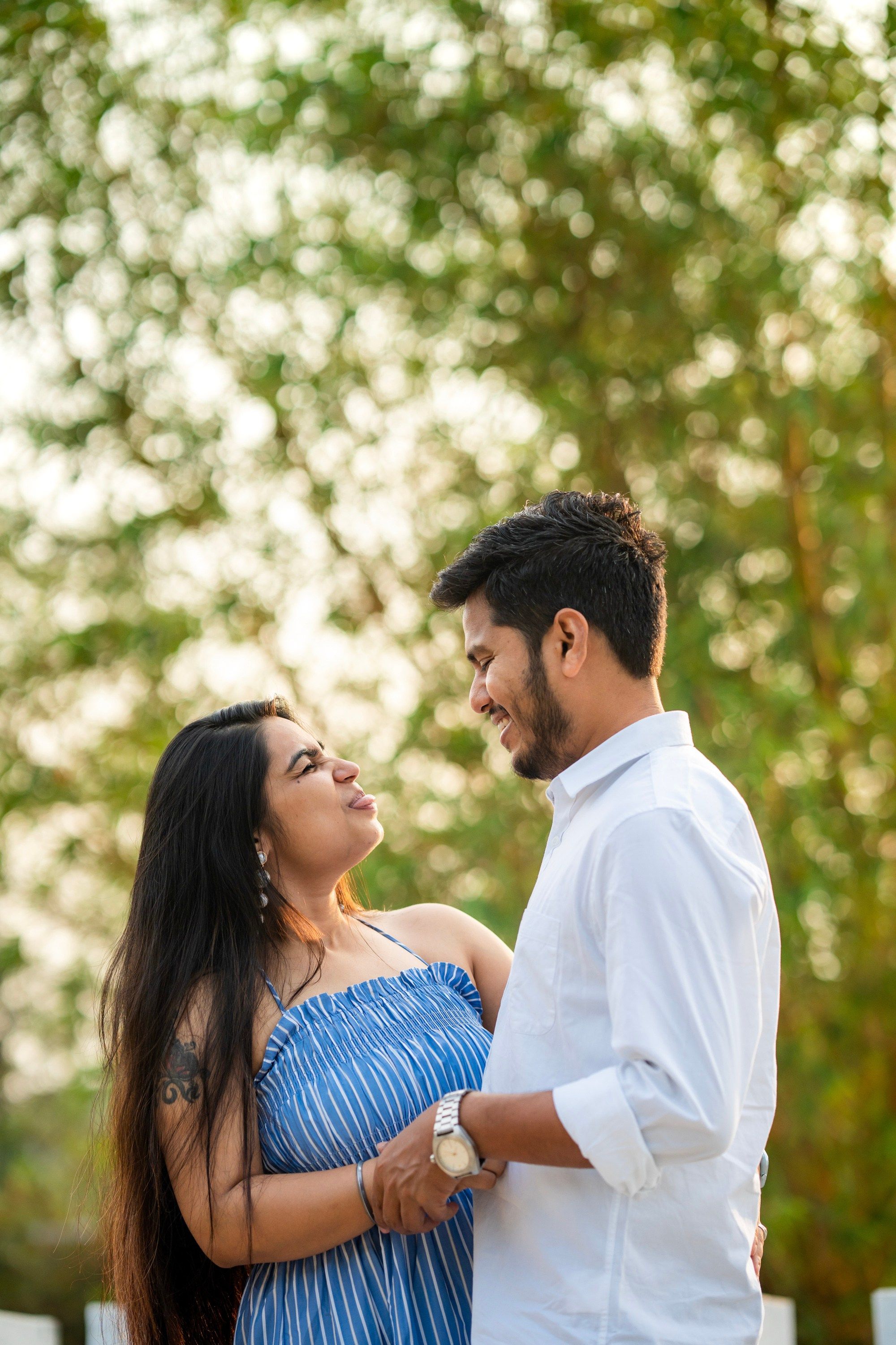 Prakriti & Ayush, Pre-Wedding Shoot at Shibravyi Courtyard, Bangalore | Truly Yours