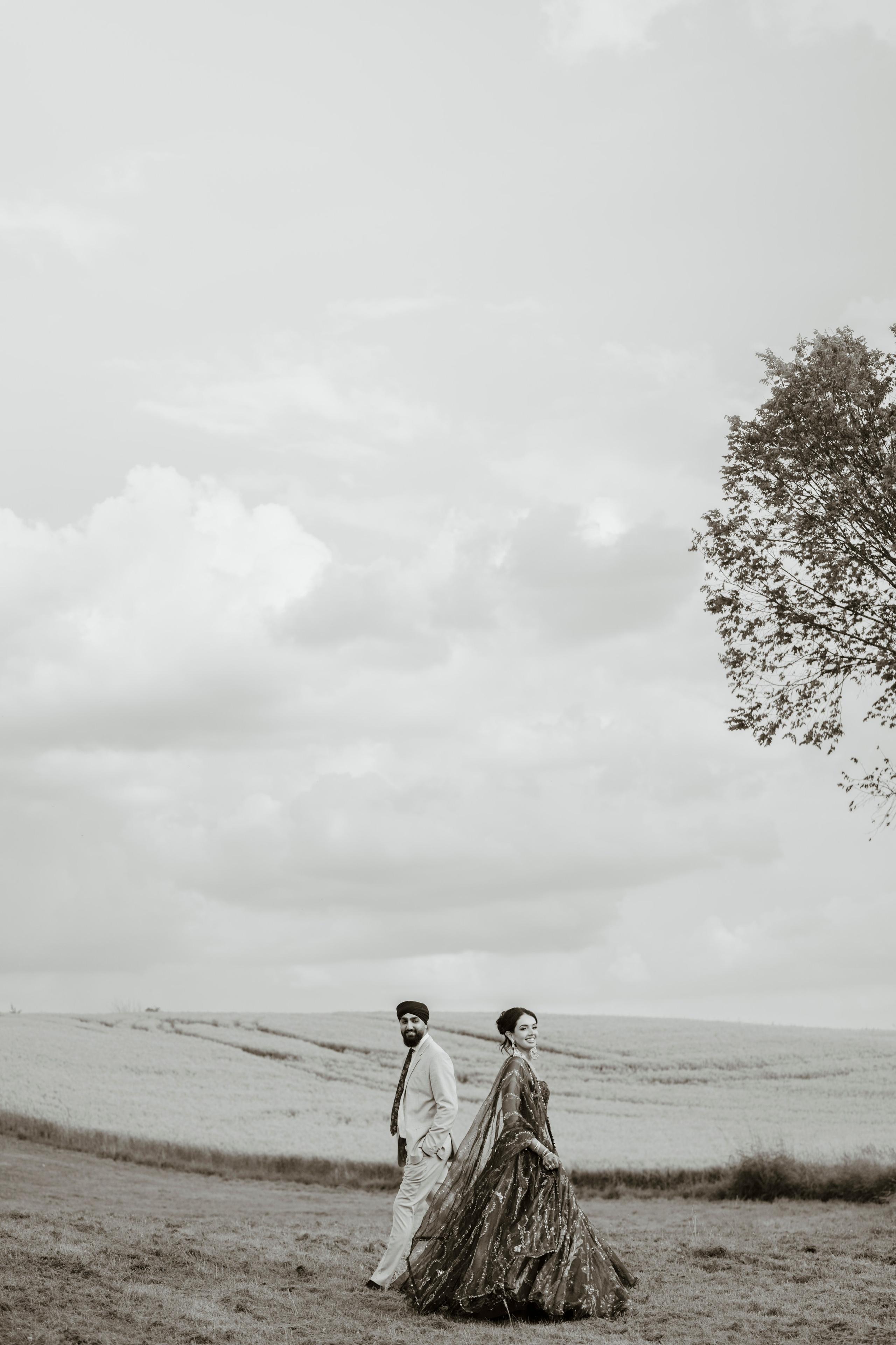 Nooreen & Jugraj. Studio Kunal Photography