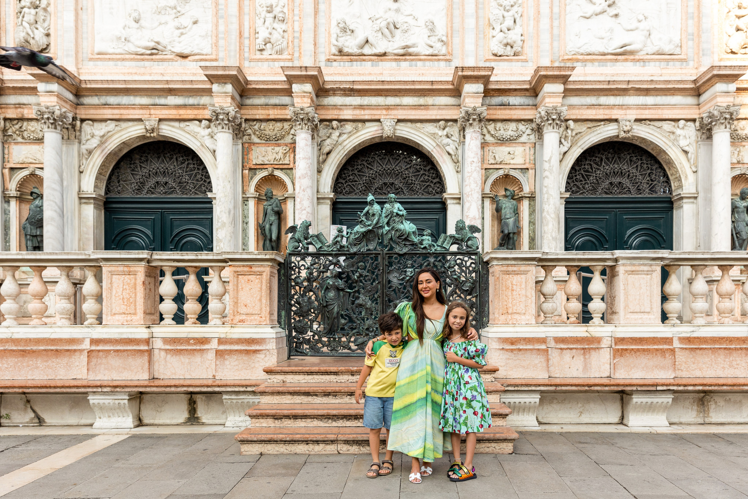 Fidan with childrens