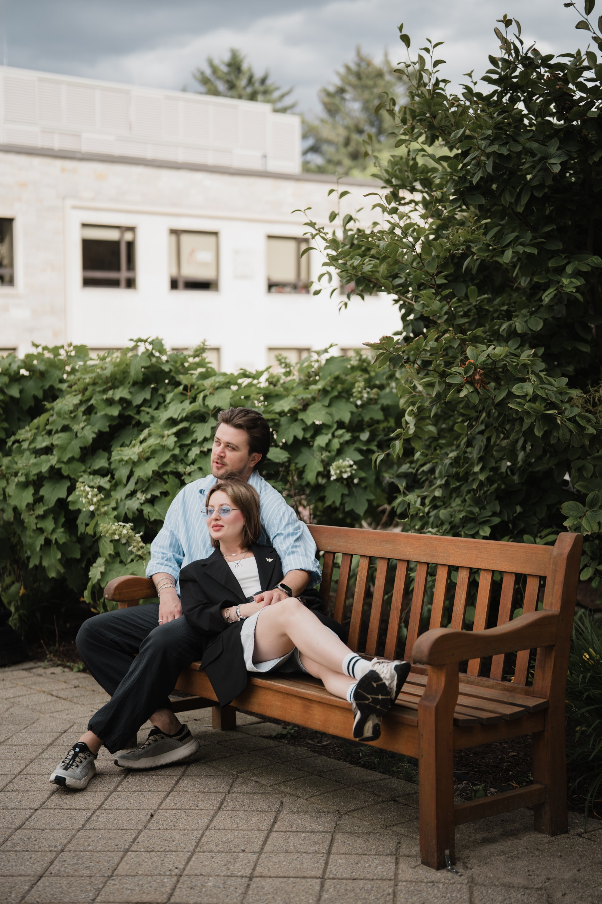 Photoshoot in College Boston. Portrait and wedding photographer in New York