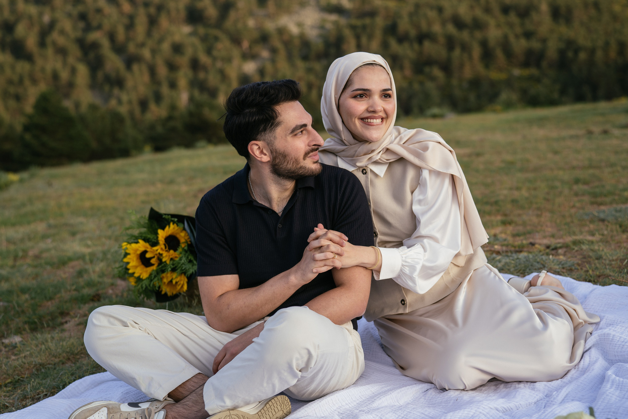 Marrige proposal in the mountains. Фотограф в Мадриде Алена Белянинова