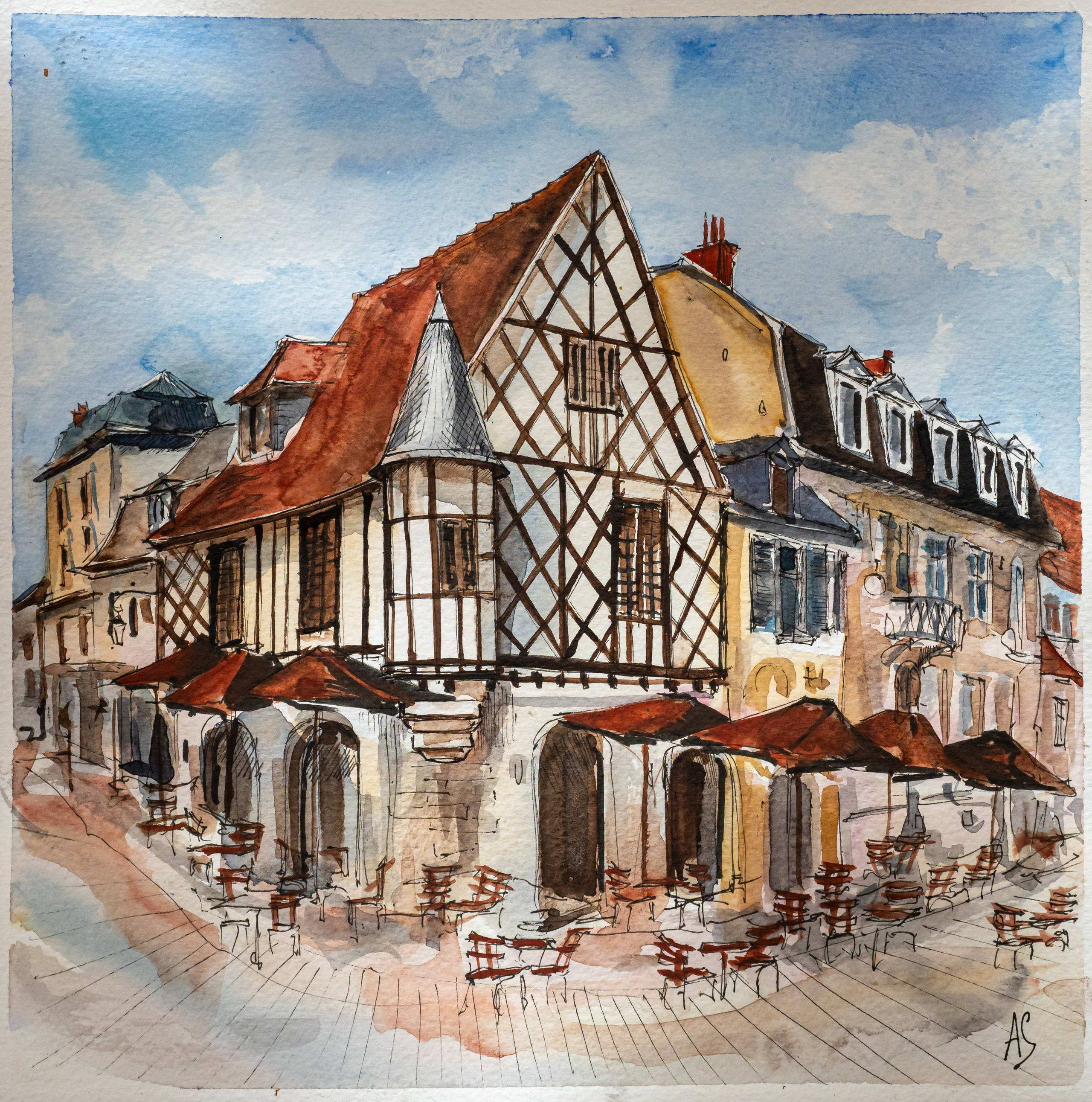 Angelina Sorokopud. Artist in Strasbourg