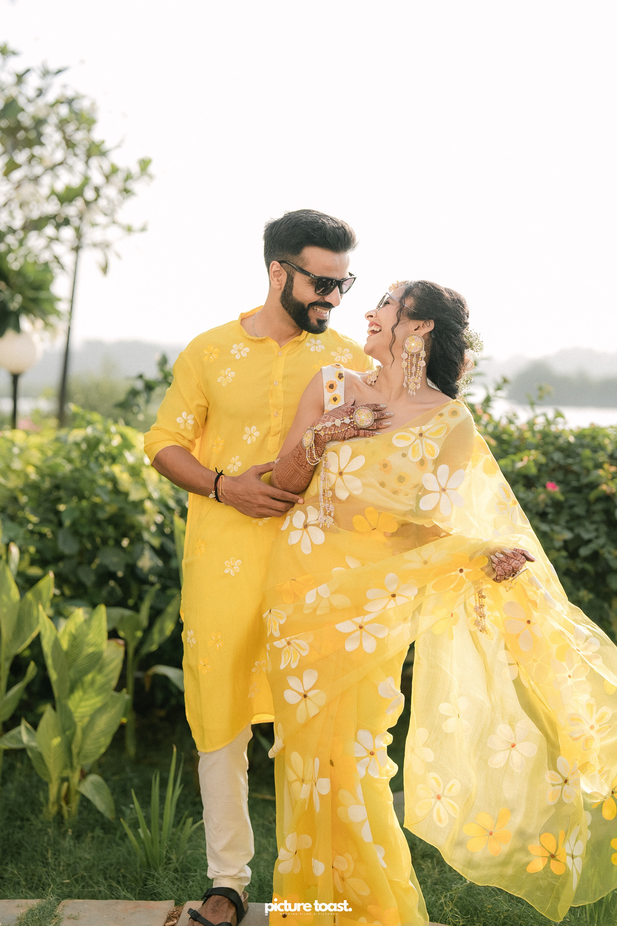 Haldi Hues Ft. Baebie & Goyal. Fine art Wedding Photographers in India & Canada