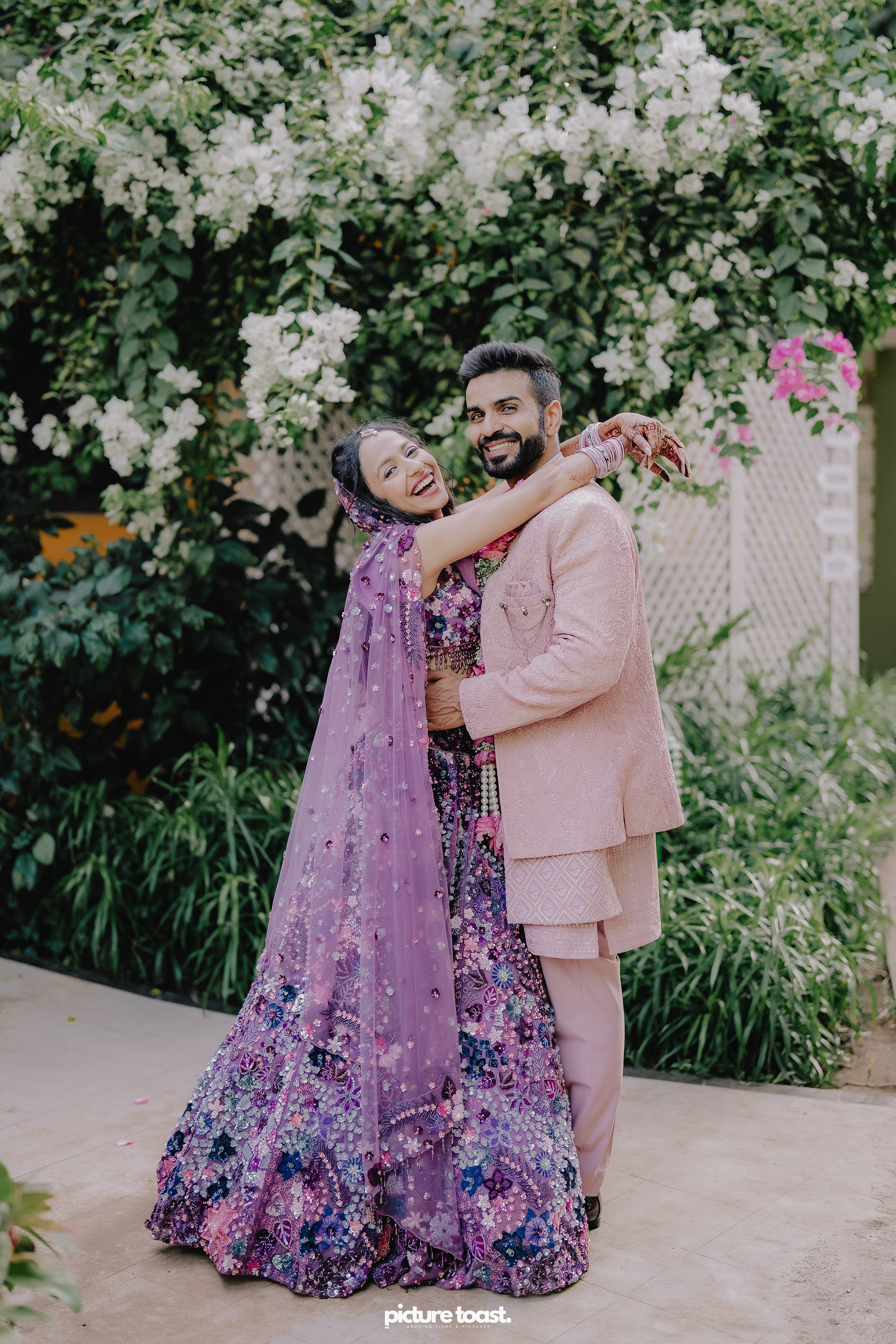 Varamala Ft. Barbie & Aneesh. Fine art Wedding Photographers in India & Canada