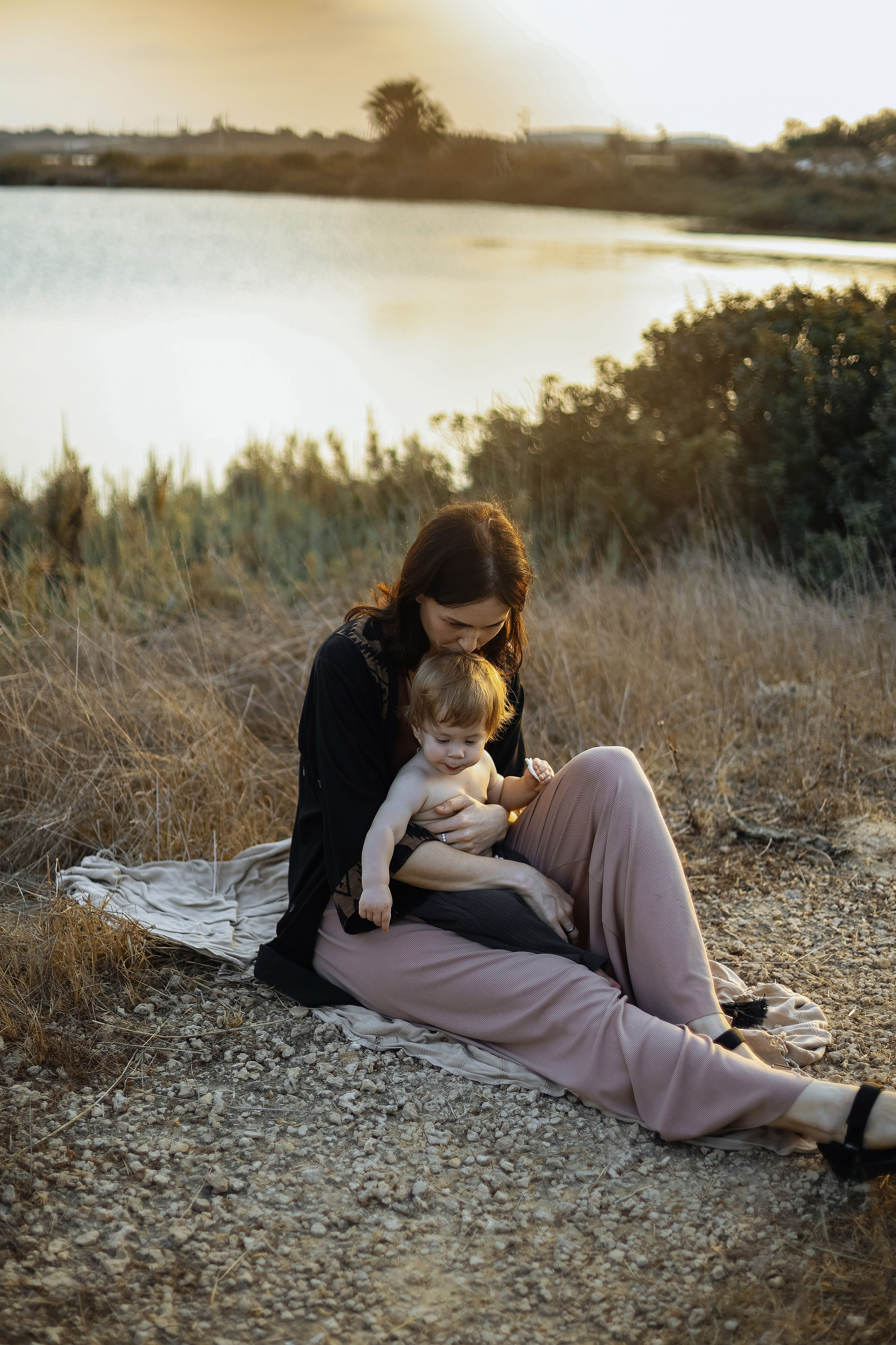 Little curls in Atlit. Family photographer in Israel