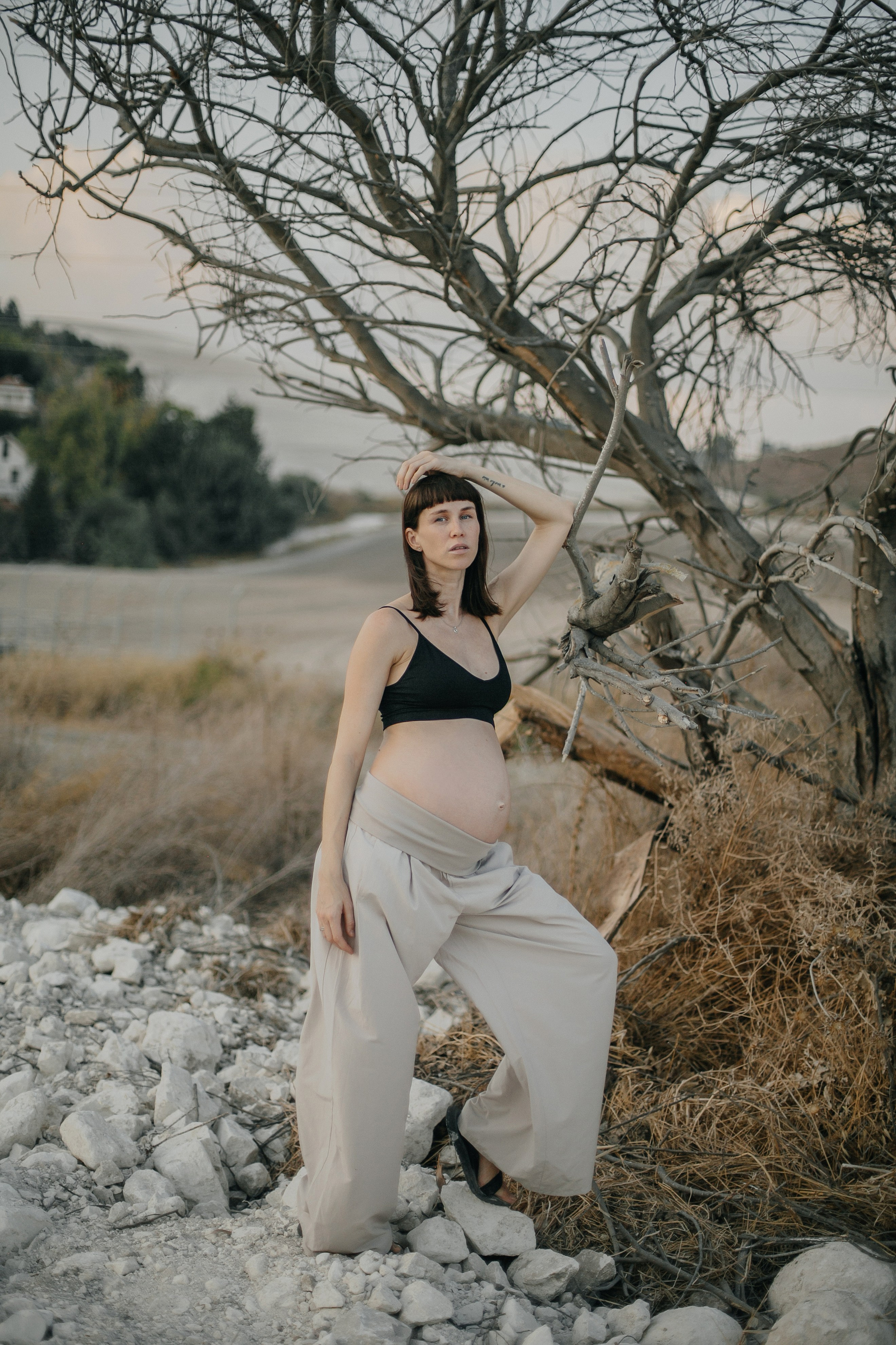 Kiryat Tivon field. Family photographer in Israel