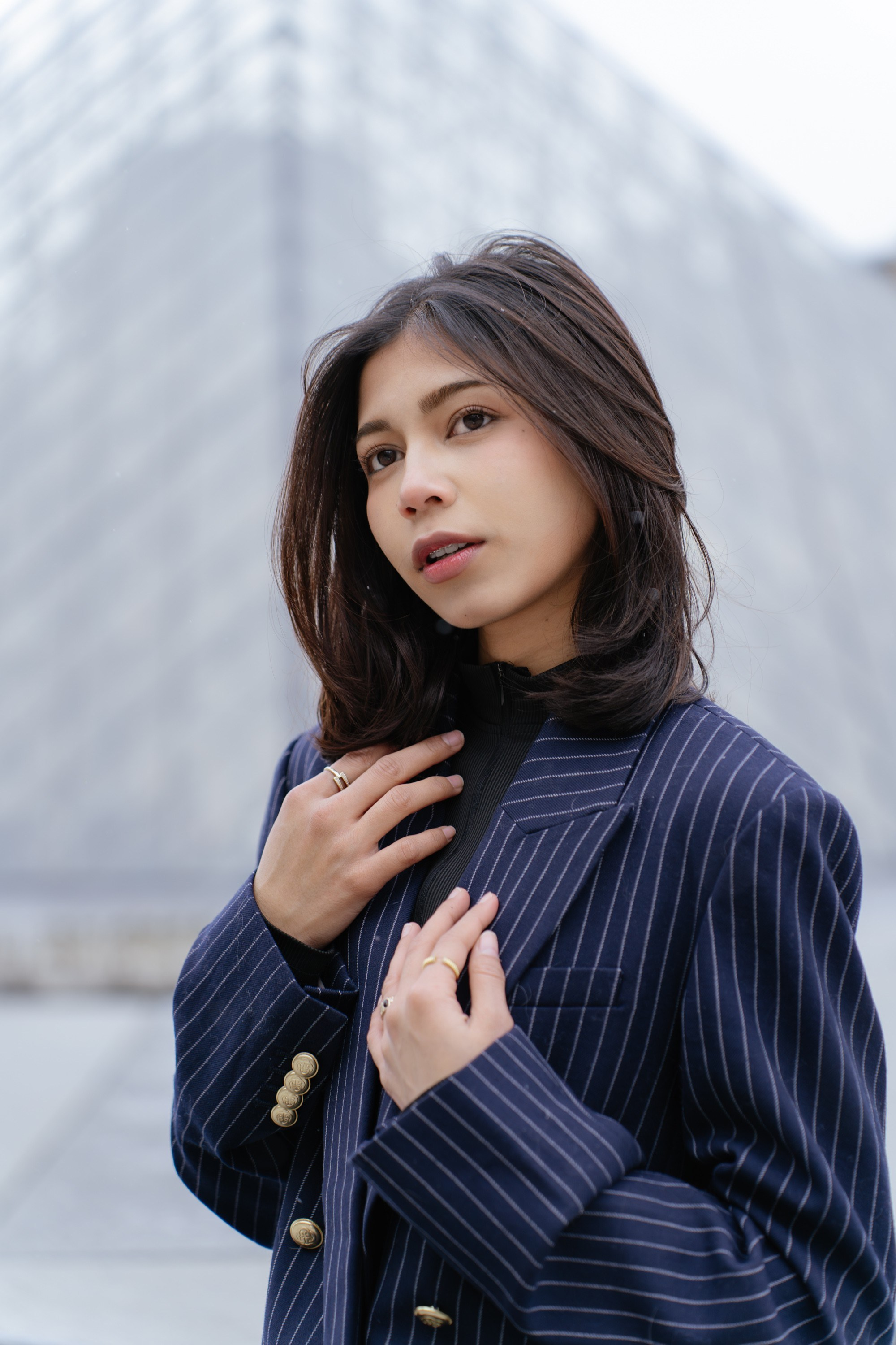 Solo Portrait Session: Louvre & Eiffel Tower. Paris Photographer & Videographer