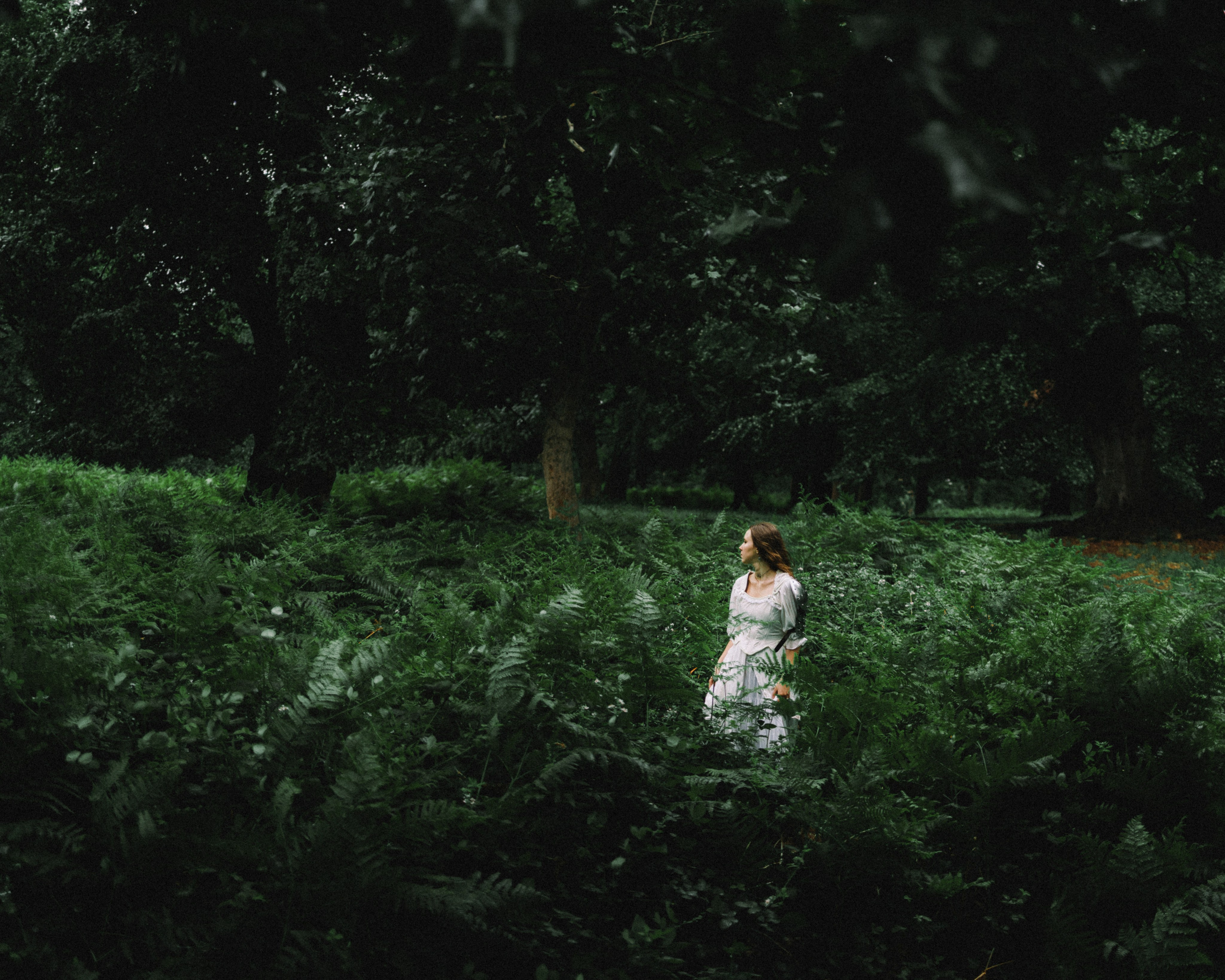 Moody Forest Princess Warrior Photoshoot. Moth & Moss Photography