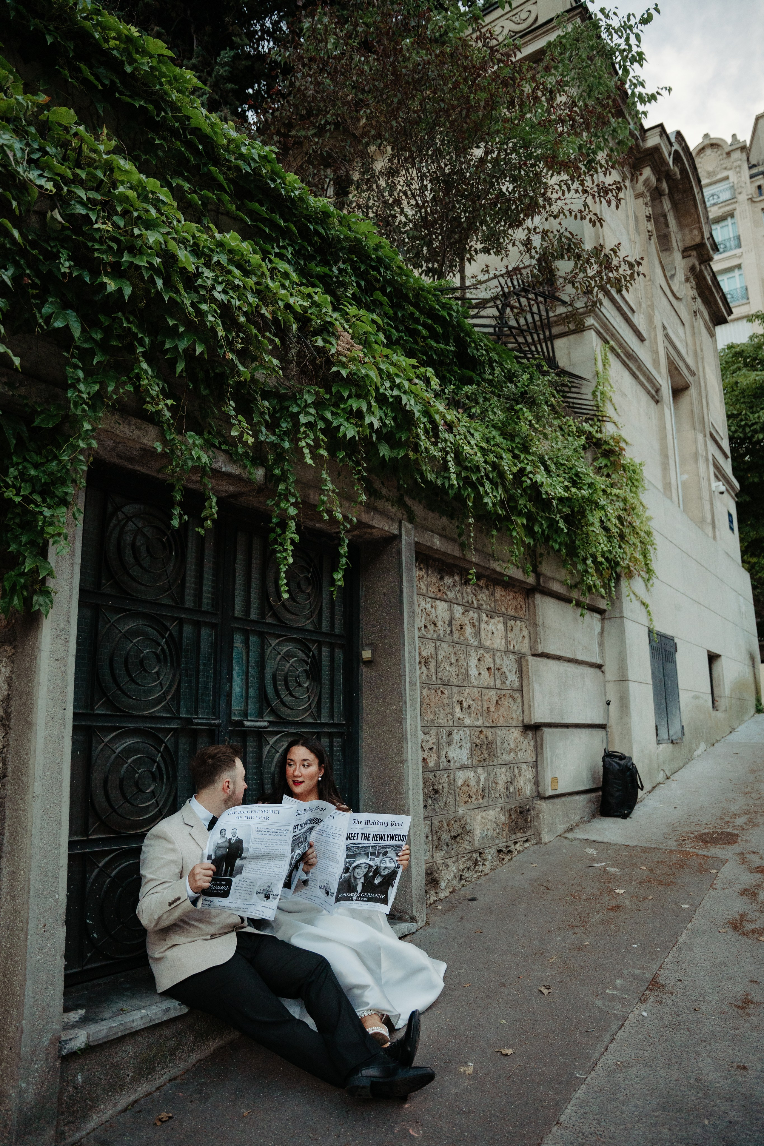 Gerianne & Jordan — the newlyweds in Paris!. Фотограф в Париже Полина Осипова