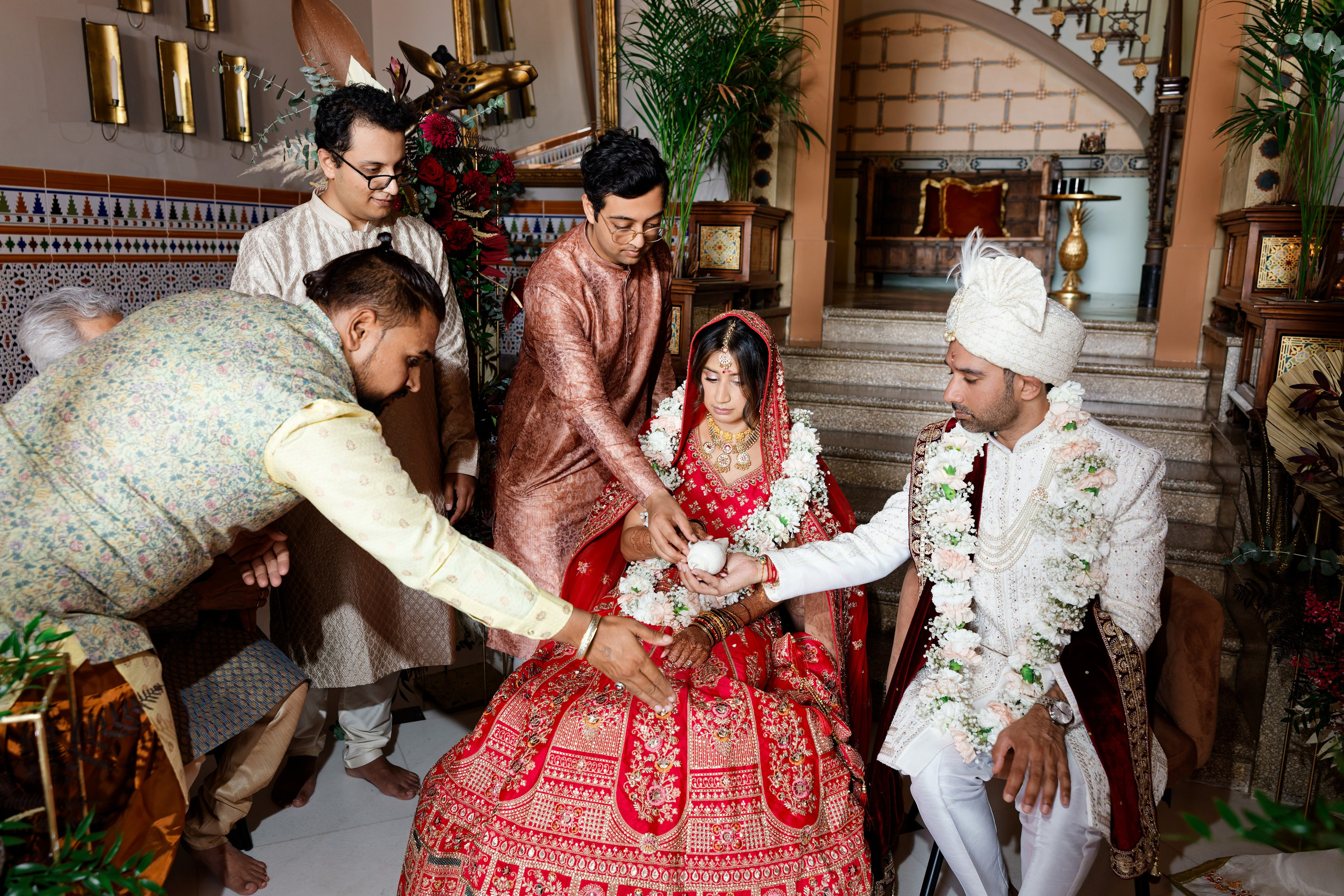 Indian wedding at Gran Villa Rosa, Barcelona