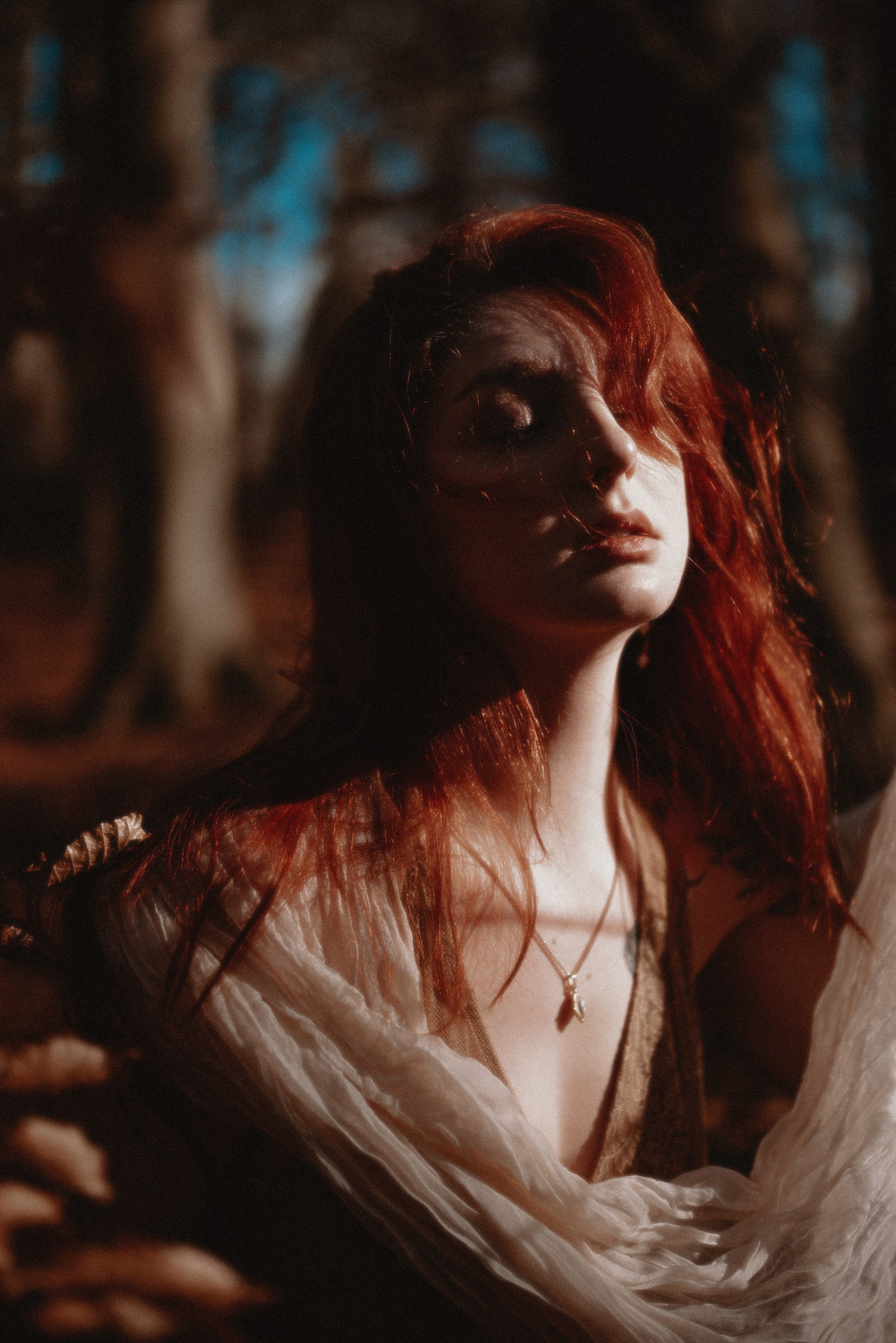 Self-portraits in the autumn forest in The Hague, Netherlands. Moth & Moss Photography