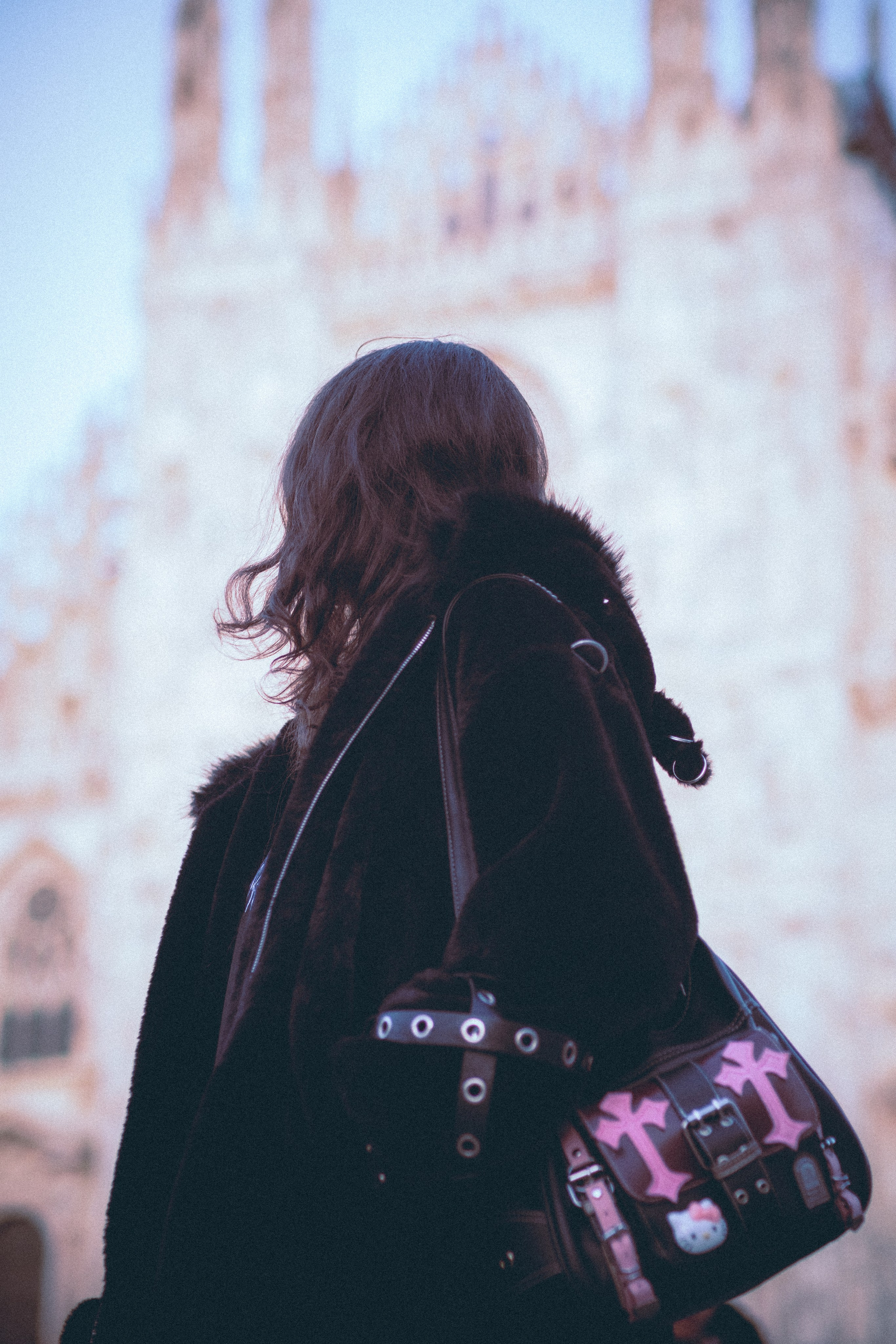 Kate in Milan | Gothic Street Portrait Photography