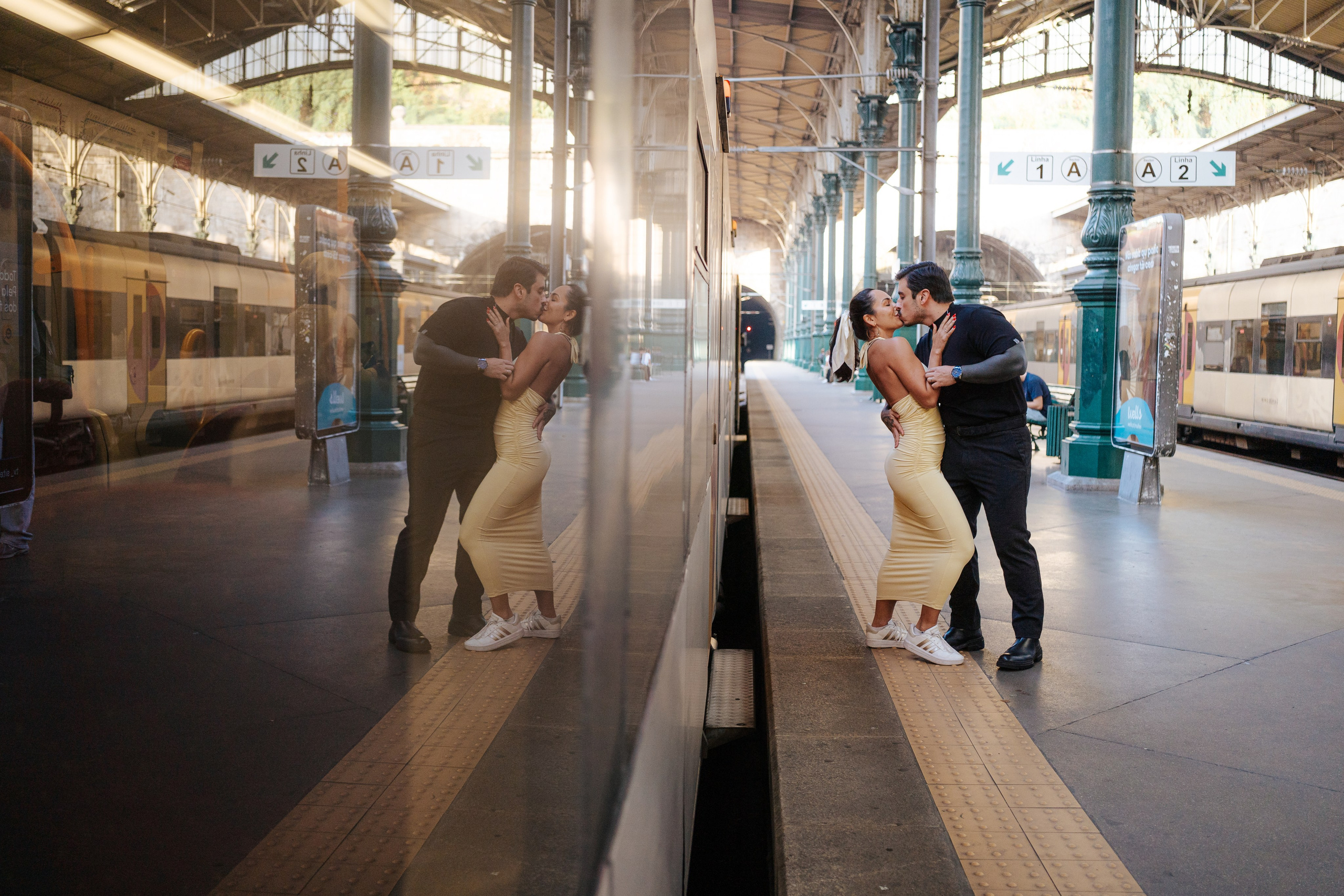 Fernando e Caroline. Davi Valente