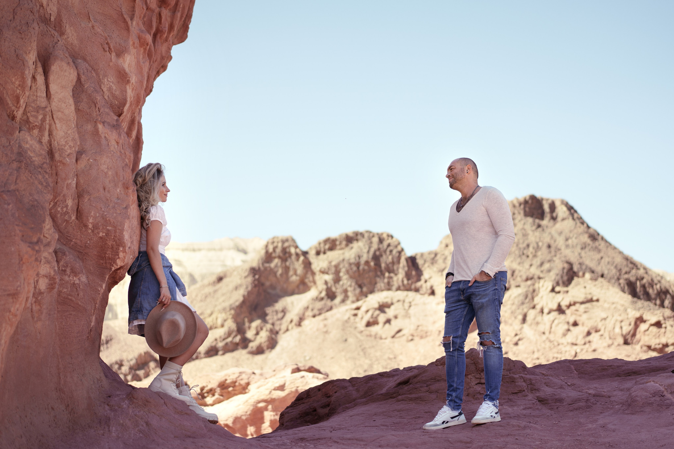 Love-story Alyona & Artyom in Timna park. Семейный детский беременности love-story фотограф Эйлат Израиль Ольга Амчиславски