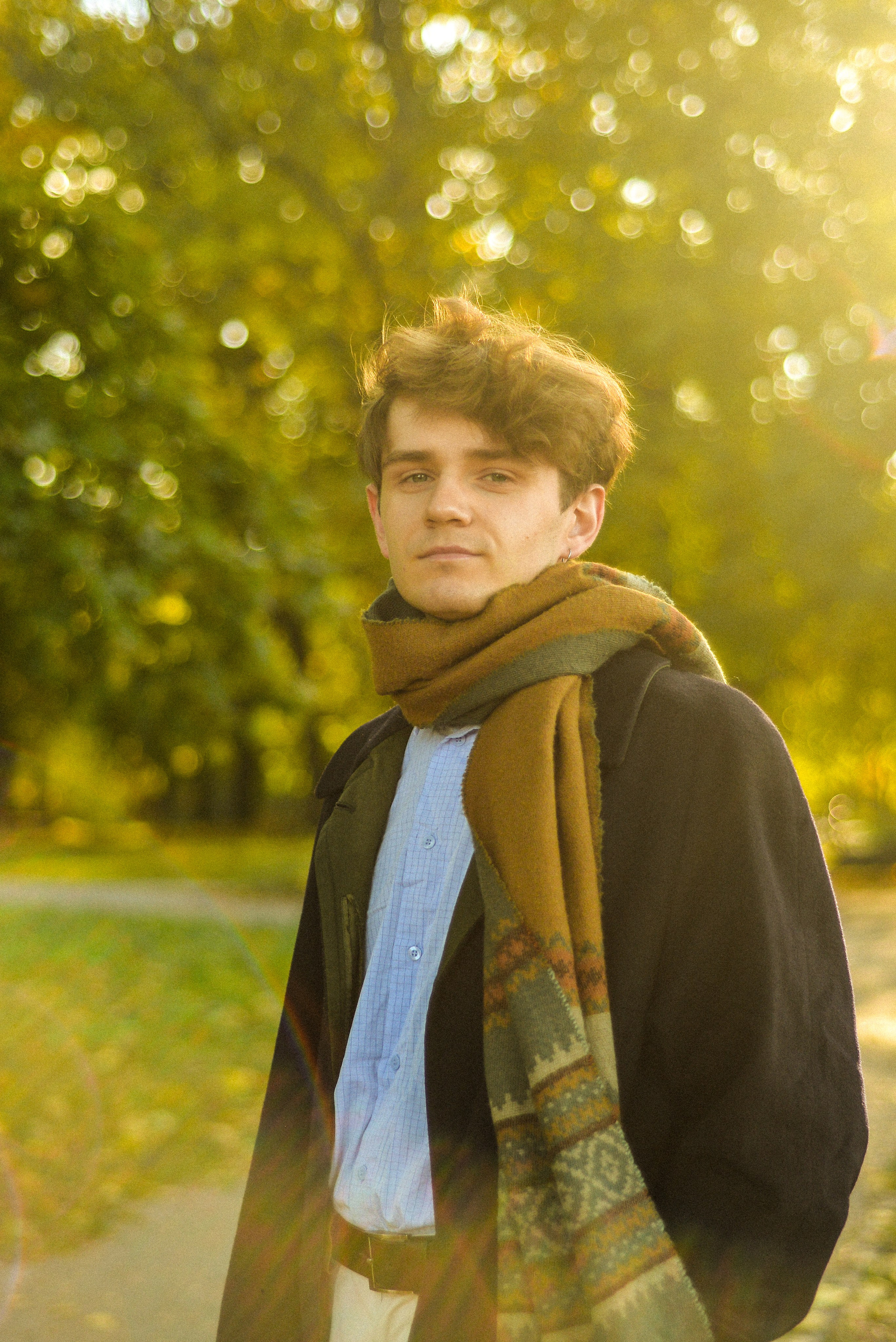 Guy in the park. HOME