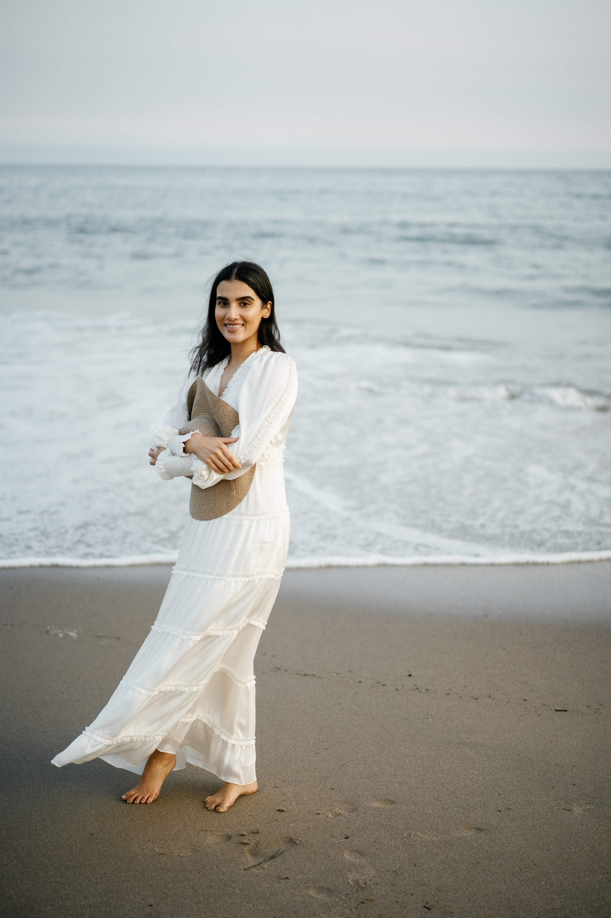 Santa Monica Sunset Engagement Photoshoot. Wedding Photography & Videography Team in California, Los Angeles, San Francisco, San Diego and Travel