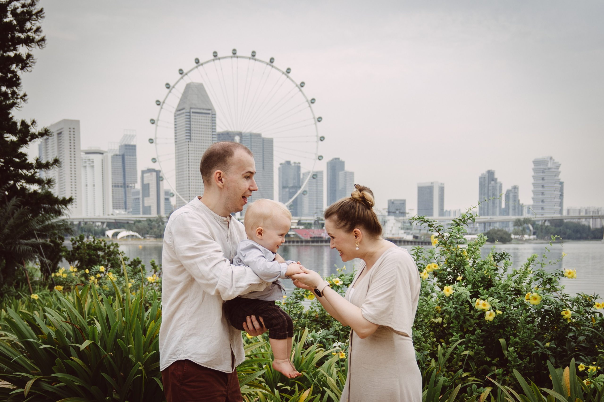 Family. Dasha in Singapore