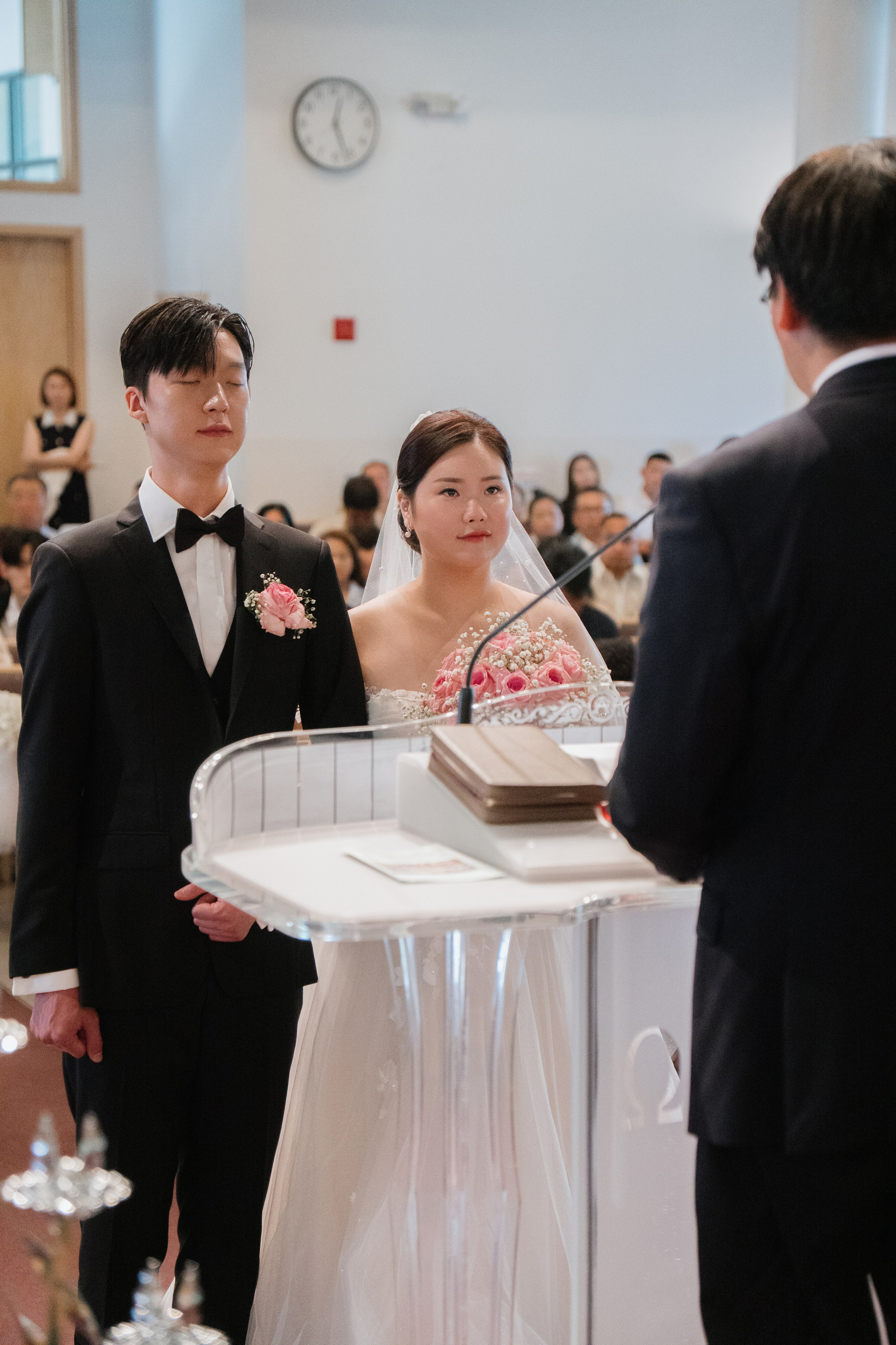 Bokyoung Kim and Giwan Kim | Church ceremony. Photographer in Washington Sophia D