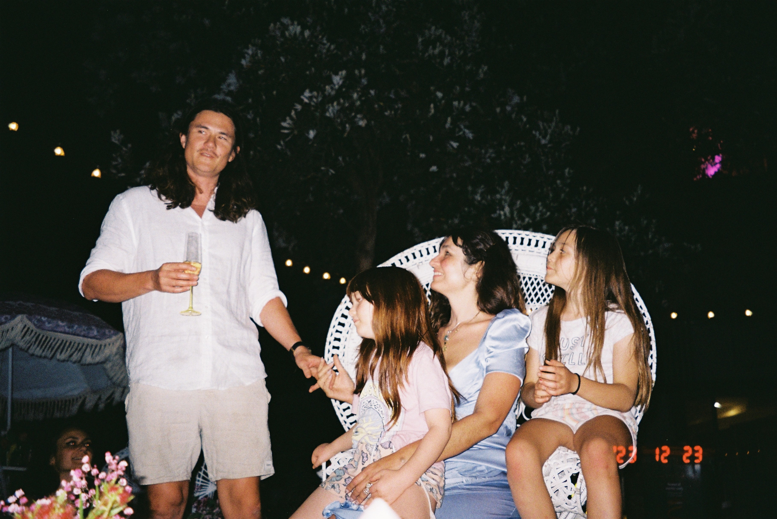 B-day party. Film portrait photographer