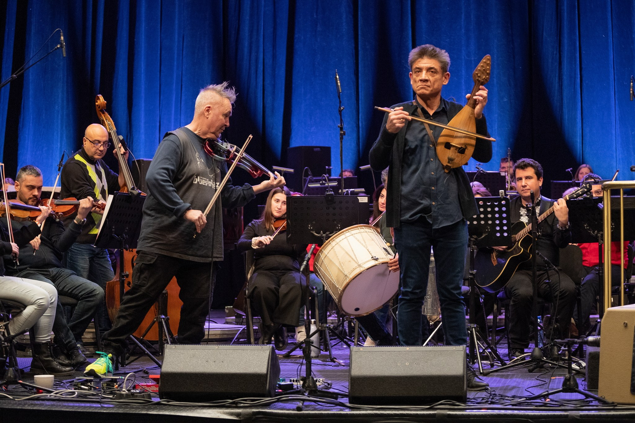 Найджъл Кенеди и Георги Андреев — репетиция и концерт в София, 13.02.2025. Александър Сандев - website