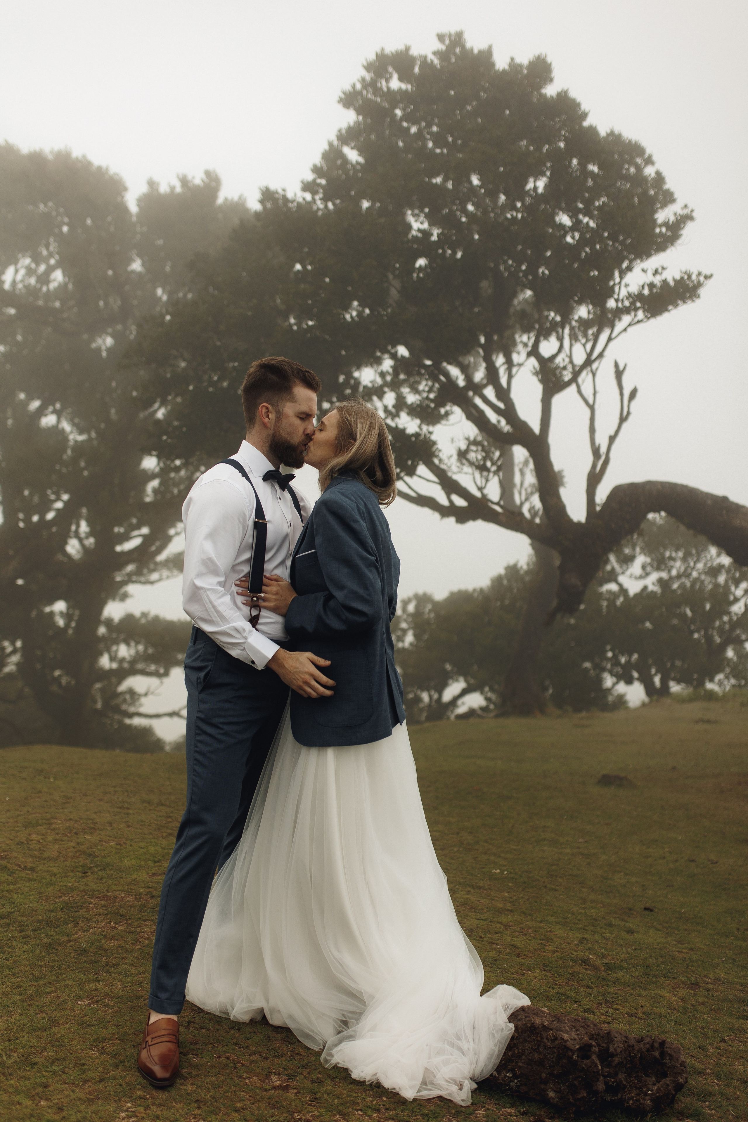 Elopement in Madeira | Mystical Forest of Fanal. Wedding photographer and videographer based in Timisoara, Romania