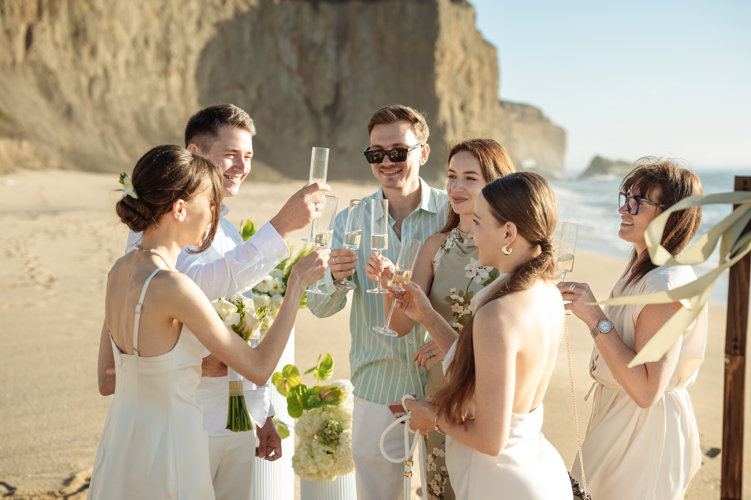 Ceremony by the Ocean🕊️. Wedding & Elopement Photographers in California